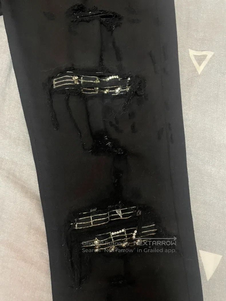Amiri Amiri Diamond sequin denim jeans Size US 30 / EU 46 - 2 Thumbnail