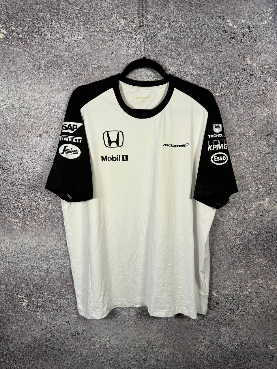 Formula 1 × Honda × Malcolm McLaren McLaren Racing Team Honda F-1 Formula 1 Jersey White XL size Size US XL / EU 56 / 4 - 1 Thumbnail