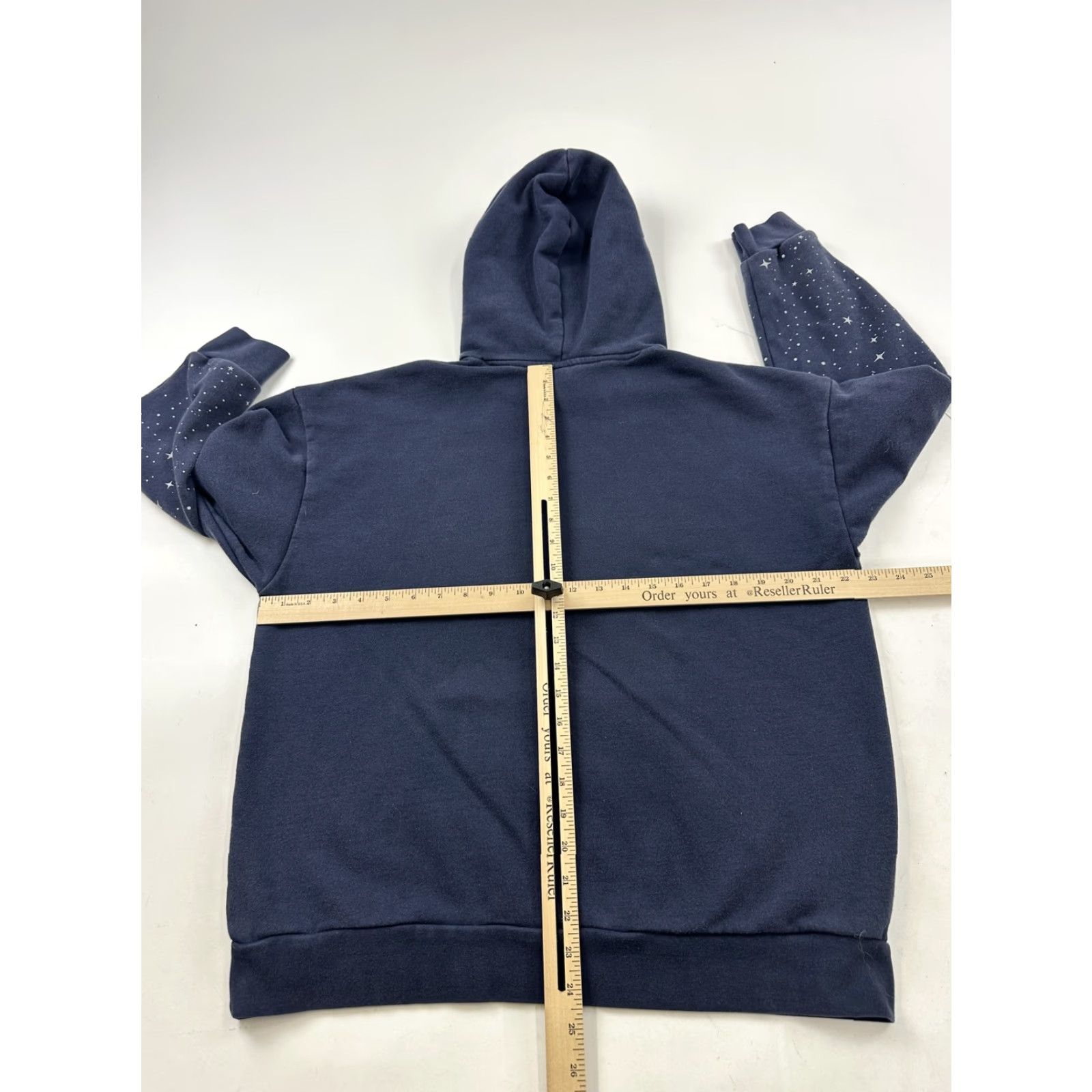 Adidas Adidas Hoodie Mens Small Navy Blue Star Print Sleeves Pullover Sweatshirt Logo Size US S / EU 44-46 / 1 - 6 Thumbnail