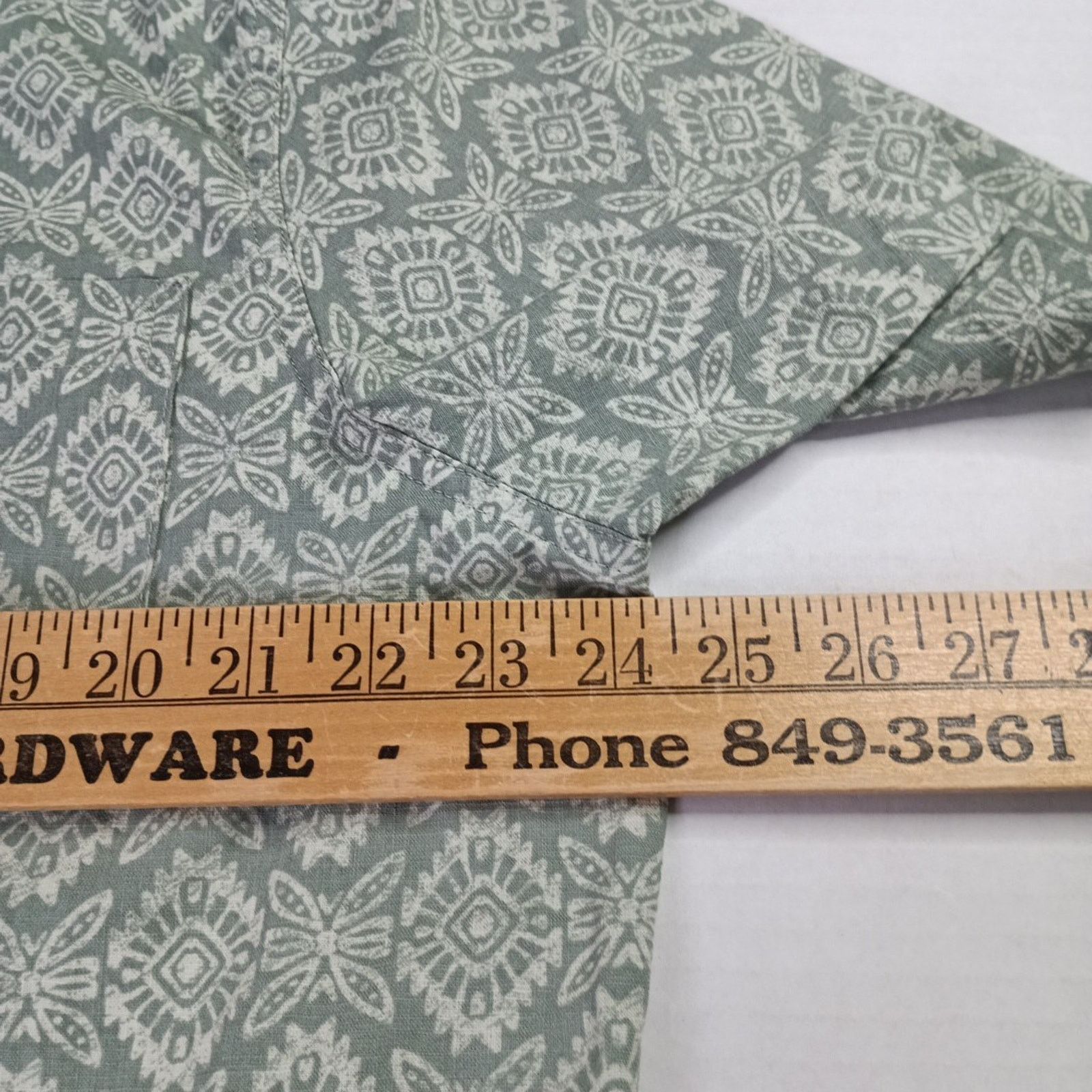 Chaps Chaps Seacoast Wash Chambray Woven Shirt Men's XL Green Size US XL / EU 56 / 4 - 4 Thumbnail