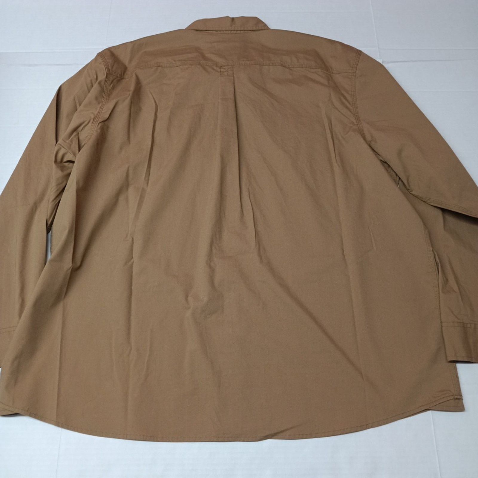 Wrangler Wrangler Big Men's Relaxed Fit Woven Shirt Size 3XL Brown Size US XXL / EU 58 / 5 - 9 Thumbnail