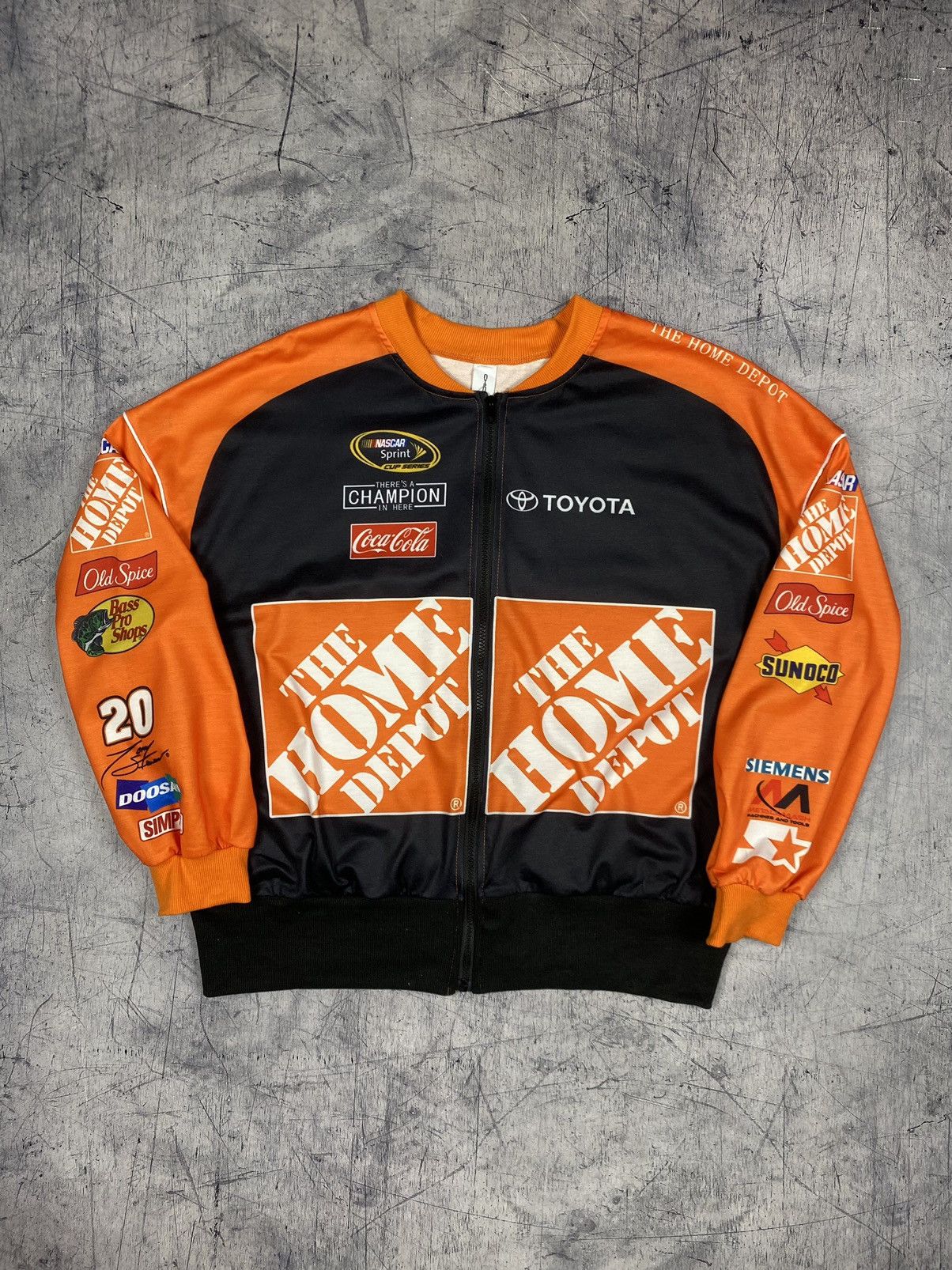NASCAR × Vintage Vintage Tony Steward The Home Depot Nascar Racing Jacket Size US XL / EU 56 / 4 - 2 Thumbnail