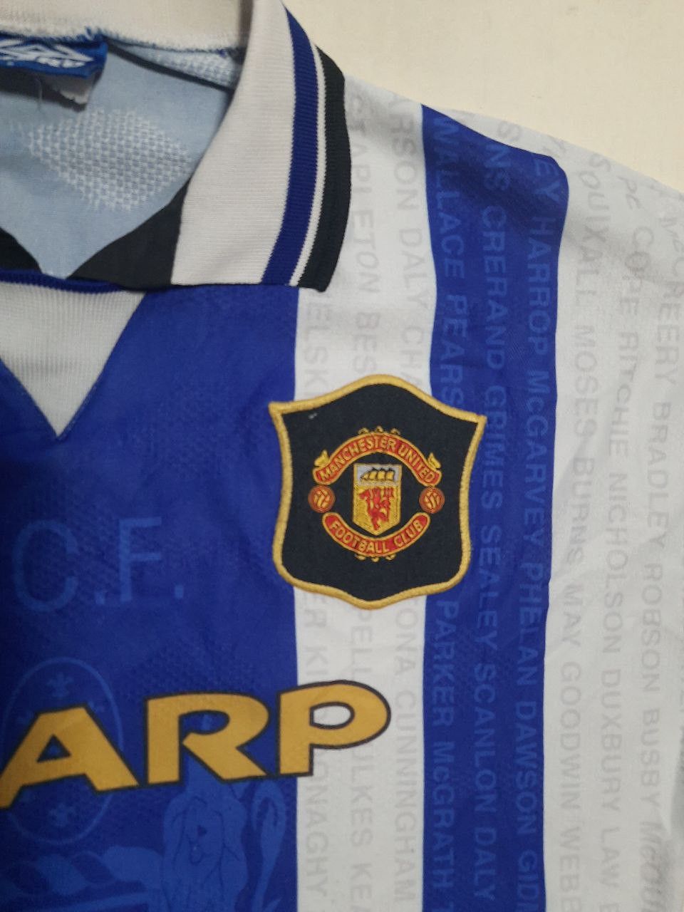 Umbro Umbro Manchester United Third Jersey 1994-1996 Size US L / EU 52-54 / 3 - 7 Thumbnail
