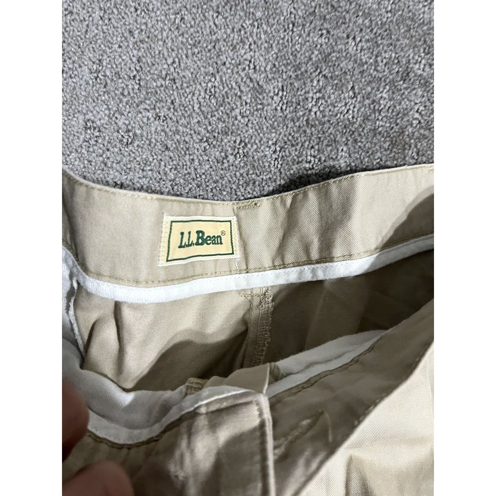 Vintage VINTAGE L.L. Bean Womens Pants Canvas Beige 18 Regular 30 Made In USA Chino Size 40" / US 18 - 5 Thumbnail