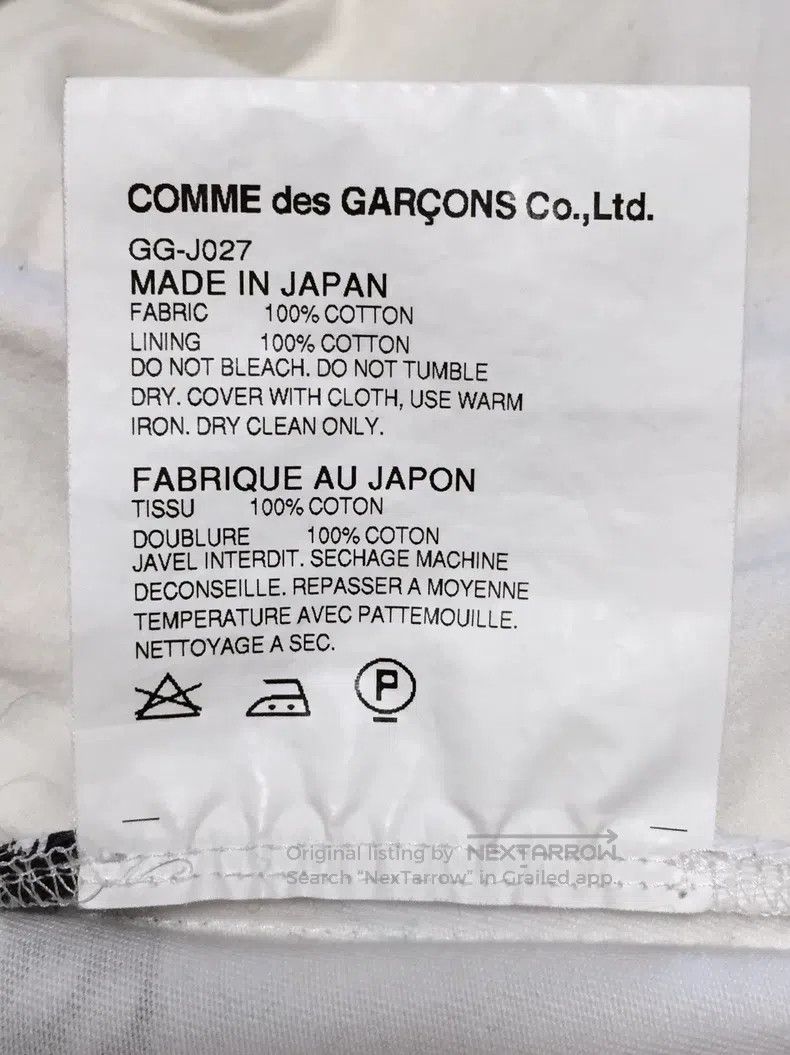 Comme des Garcons Comme Des Garcons Tattered print tailcoat with three-dimen Size S / US 4 / IT 40 - 8 Thumbnail