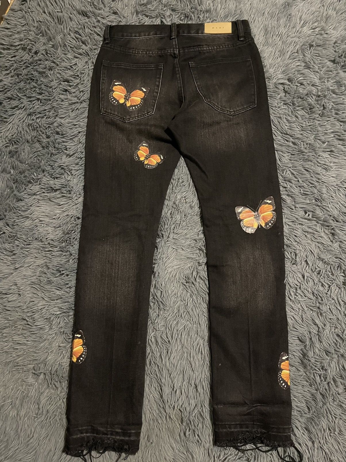 MNML Mnml Rare Butterfly Black Jeans Size 30 Size US 30 / EU 46 - 2 Thumbnail