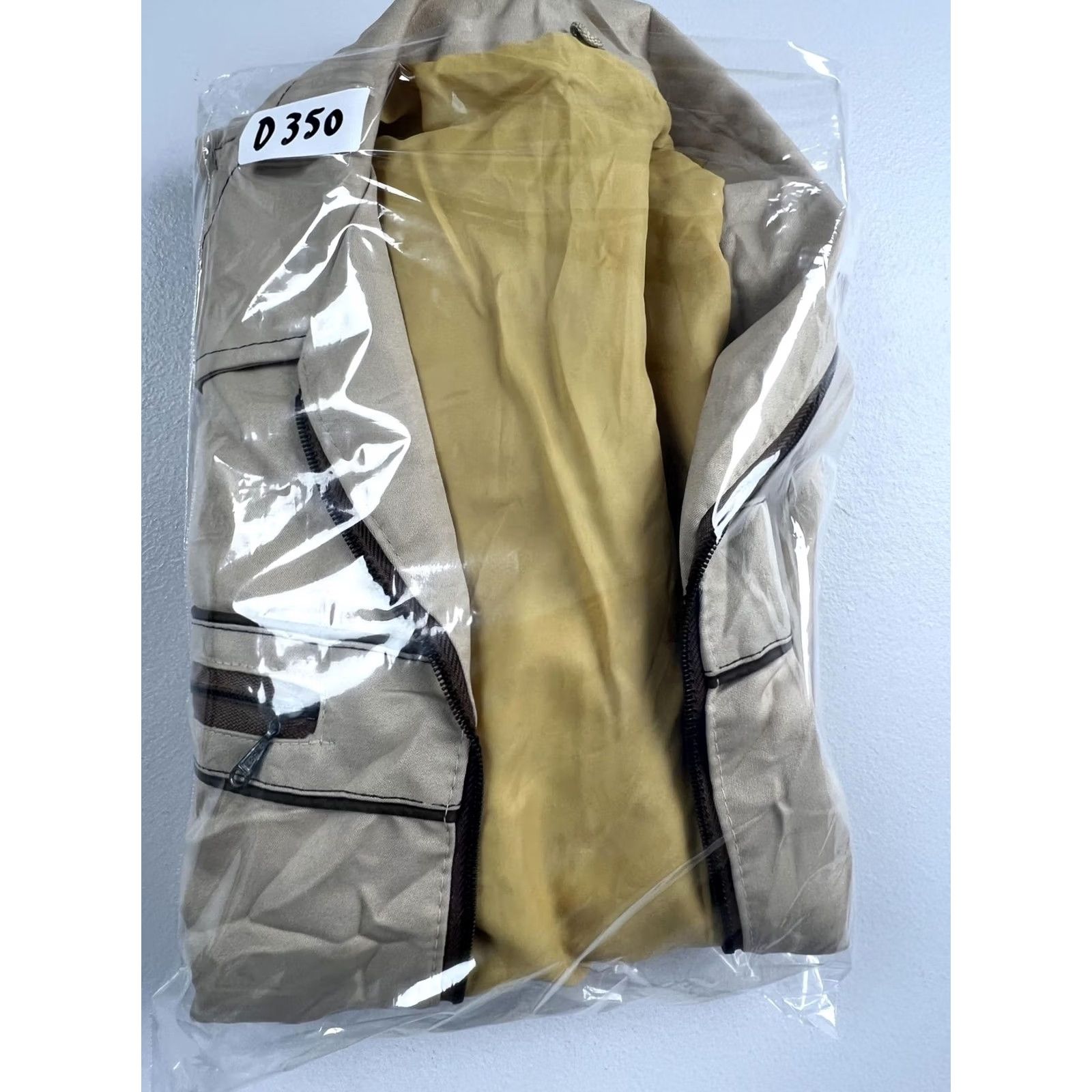 Vintage VINTAGE Cooper Jacket Mens 40 Beige Cotton Windbreaker Zip Pockets Lined Short Size US 40 / EU 56 - 6 Thumbnail