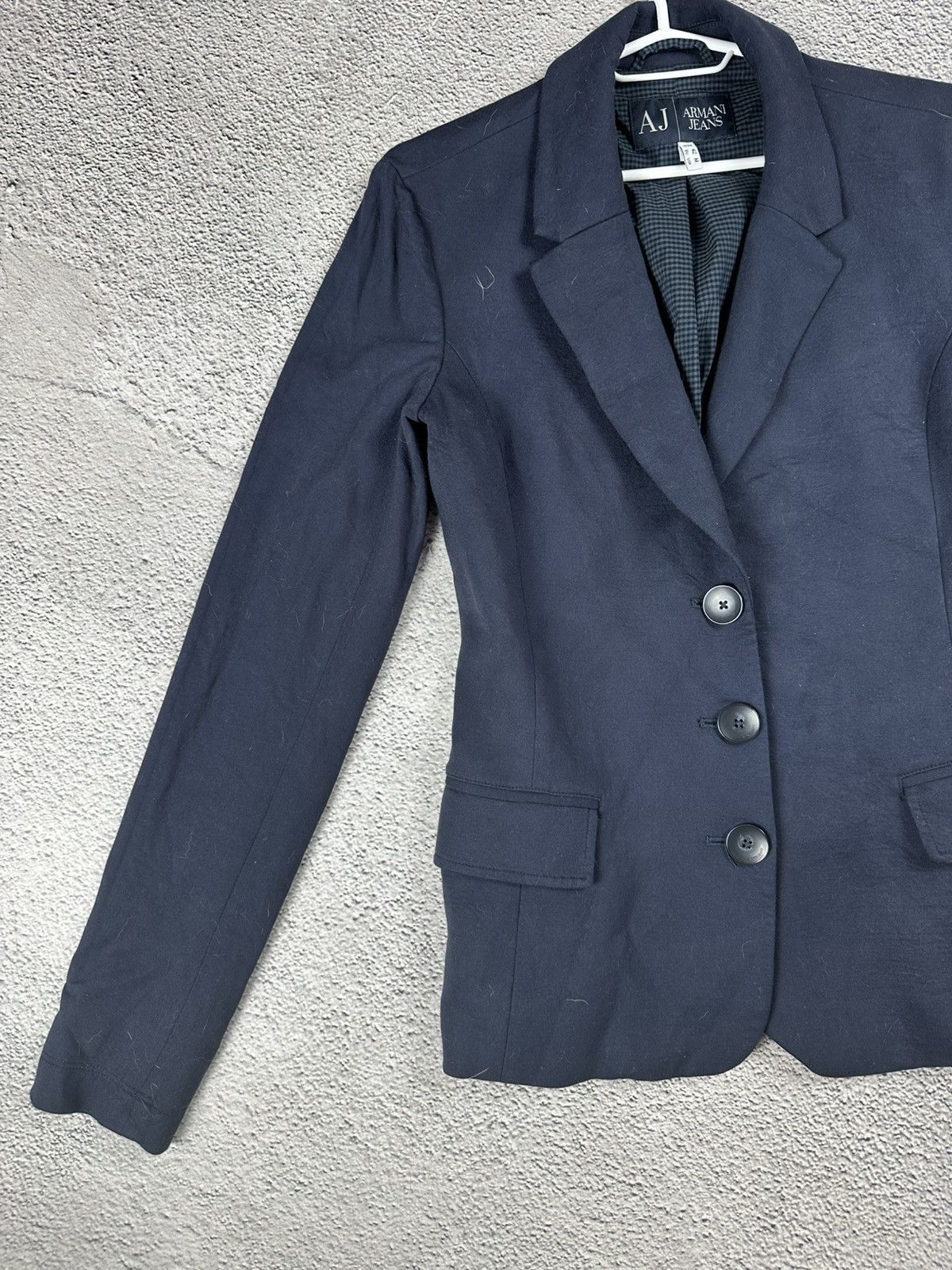 Giorgio Armani Armani Jeans Woman’s Blue Coat Jacket Old Money Style Size M / US 6-8 / IT 42-44 - 3 Thumbnail