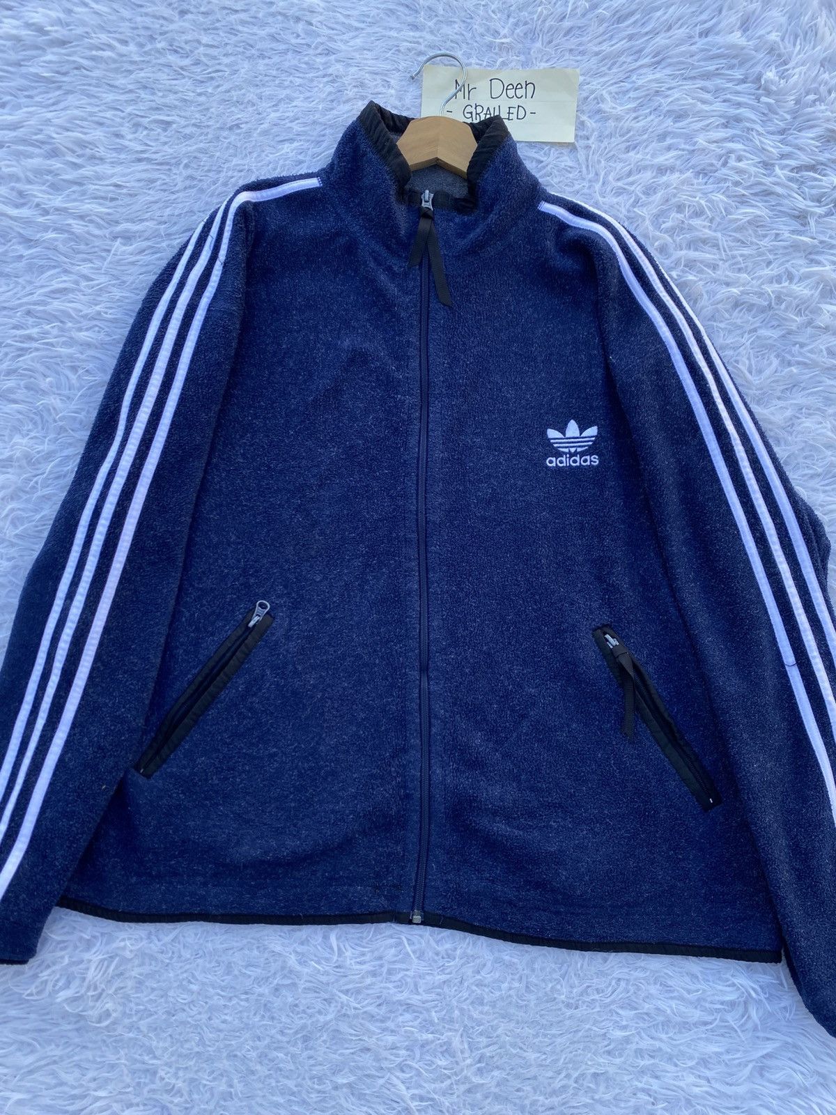 Adidas Rare ADIDAS Blue Sweater Size US L / EU 52-54 / 3 - 11 Thumbnail