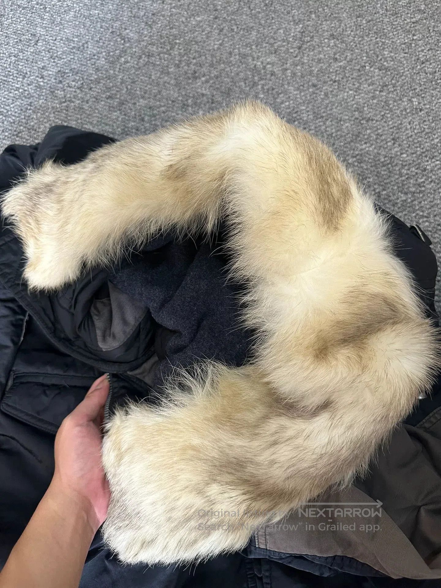 Visvim visvim black nylon jacket with fur hood. Size US L / EU 52-54 / 3 - 7 Thumbnail