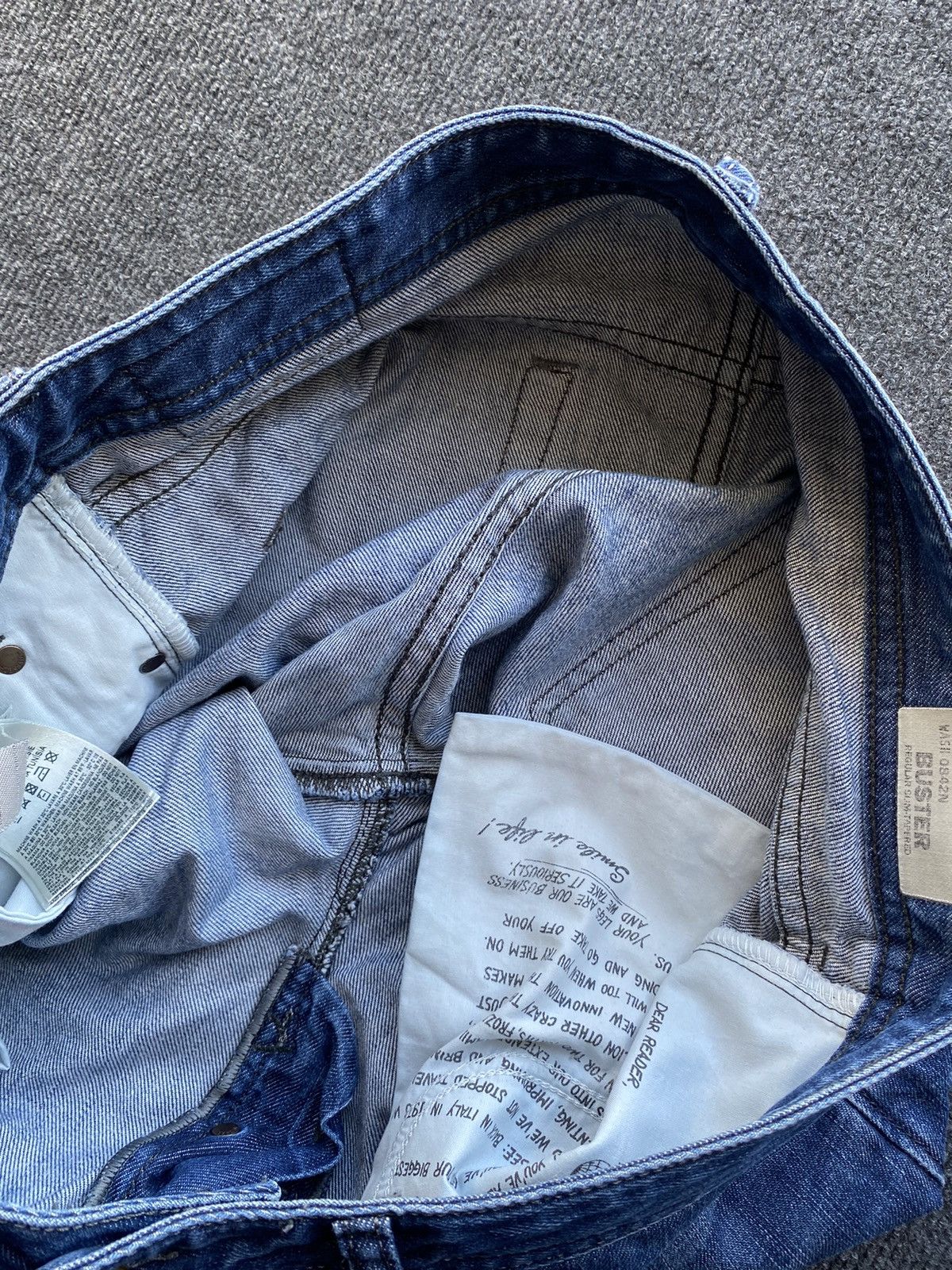 Diesel 🔥Opium Punk Diesel Blue Buster regular slim tapered 34 mens Size US 34 / EU 50 - 15 Thumbnail