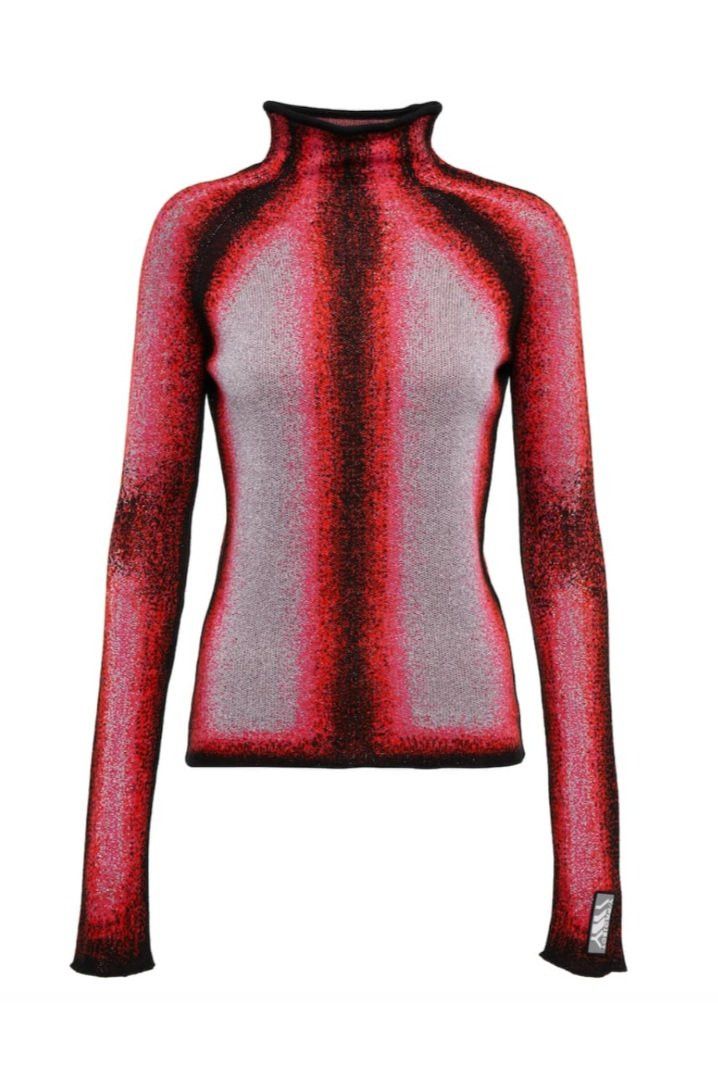 image of Yproject O1Mle0524 Gradient Knit Sweaters In Multicolor, Women's (Size XL)