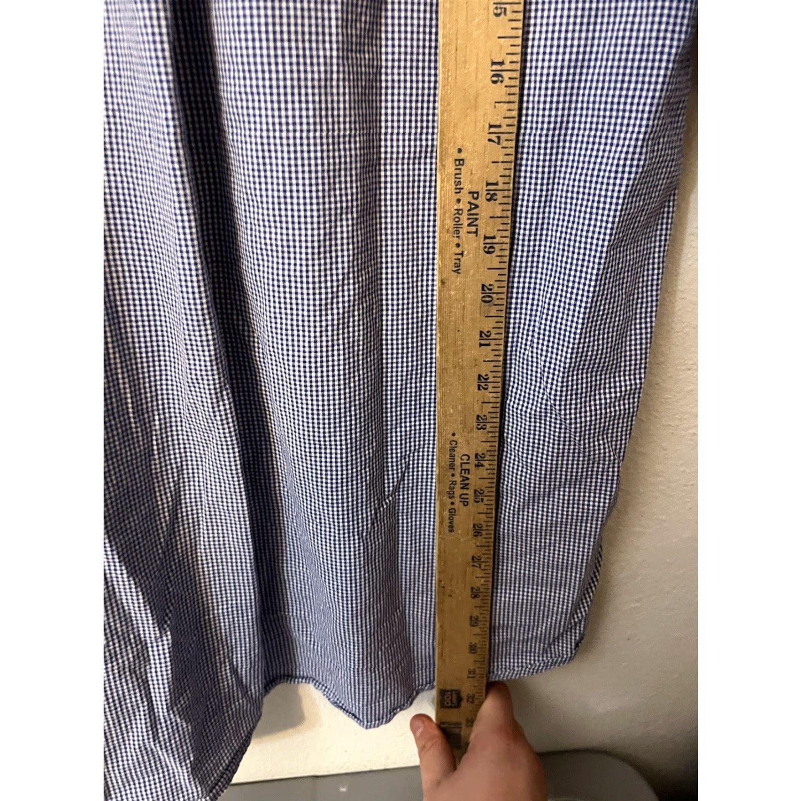 Orvis Orvis Shirt Mens XL Blue Gingham Short Sleeve Button-Up Collared Cotton Fits Regular Mens Size XL Size US XL / EU 56 / 4 - 4 Thumbnail
