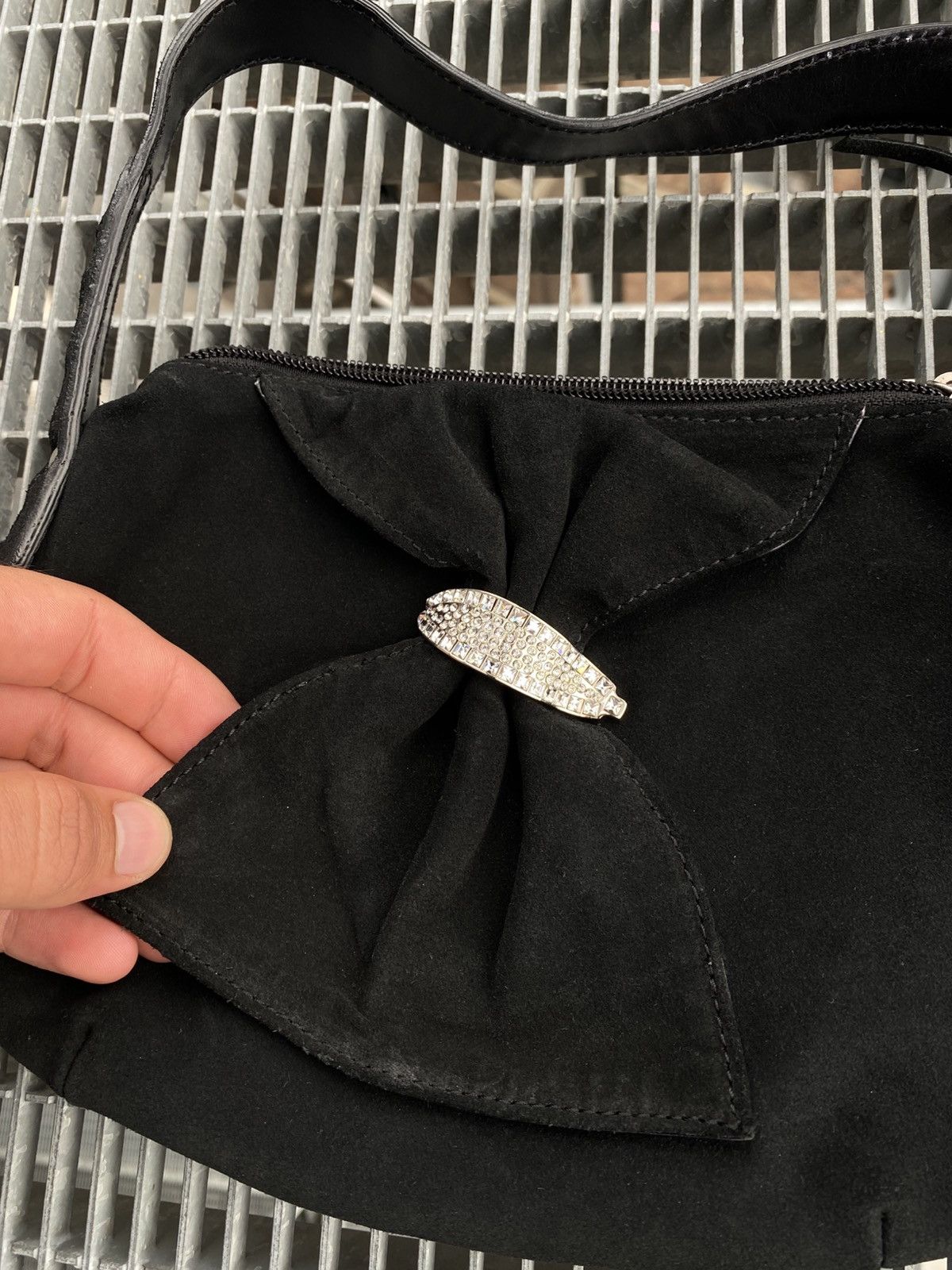 Emporio Armani Emporio Armani 80s Suede Handbag Size ONE SIZE - 2 Thumbnail