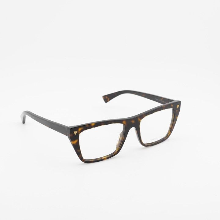 Bottega Veneta Bottega Veneta BV1258O 002 Eyeglasses Havana 53mm Rectangle Size ONE SIZE - 7 Thumbnail