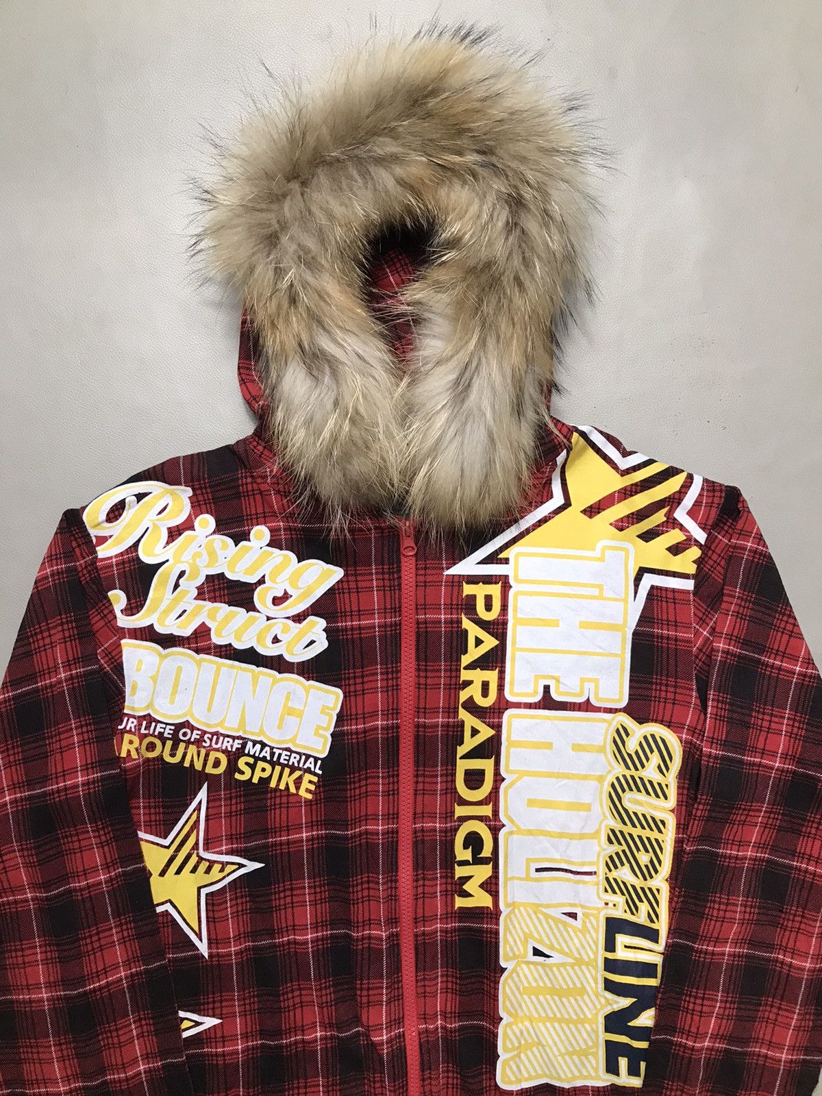 Hysteric Glamour Crazy Poem zip fur hoodie ifsix lgb y2k style Size US L / EU 52-54 / 3 - 2 Thumbnail