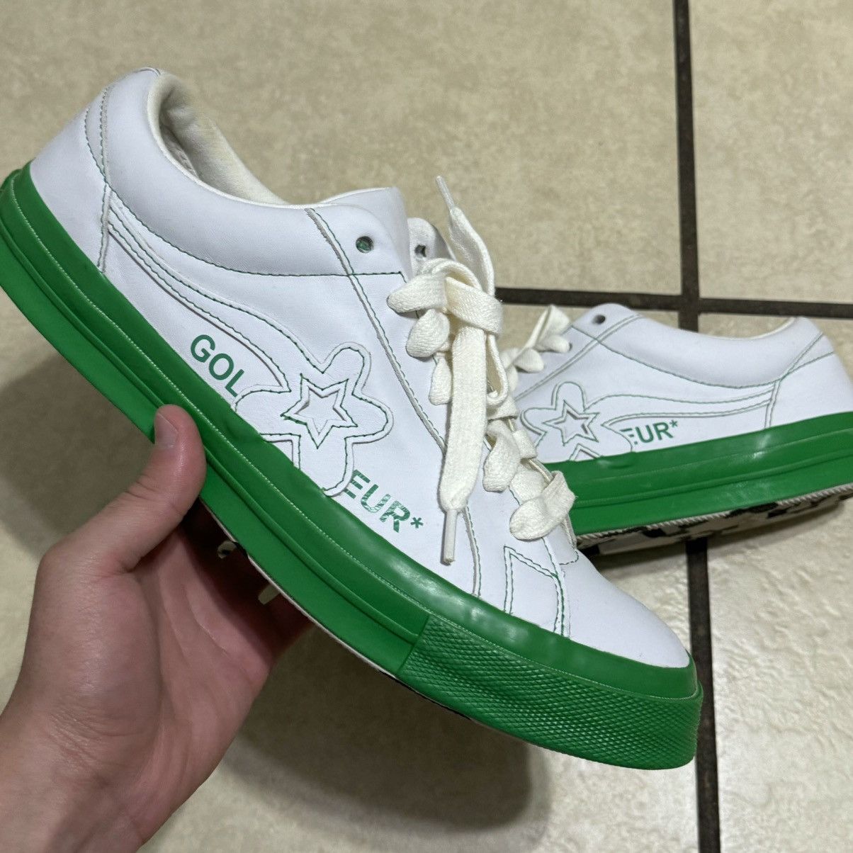 Converse Converse Golf Le Fleur One Star Ox Kelly Green Size US 10.5 / EU 43-44 - 10 Thumbnail