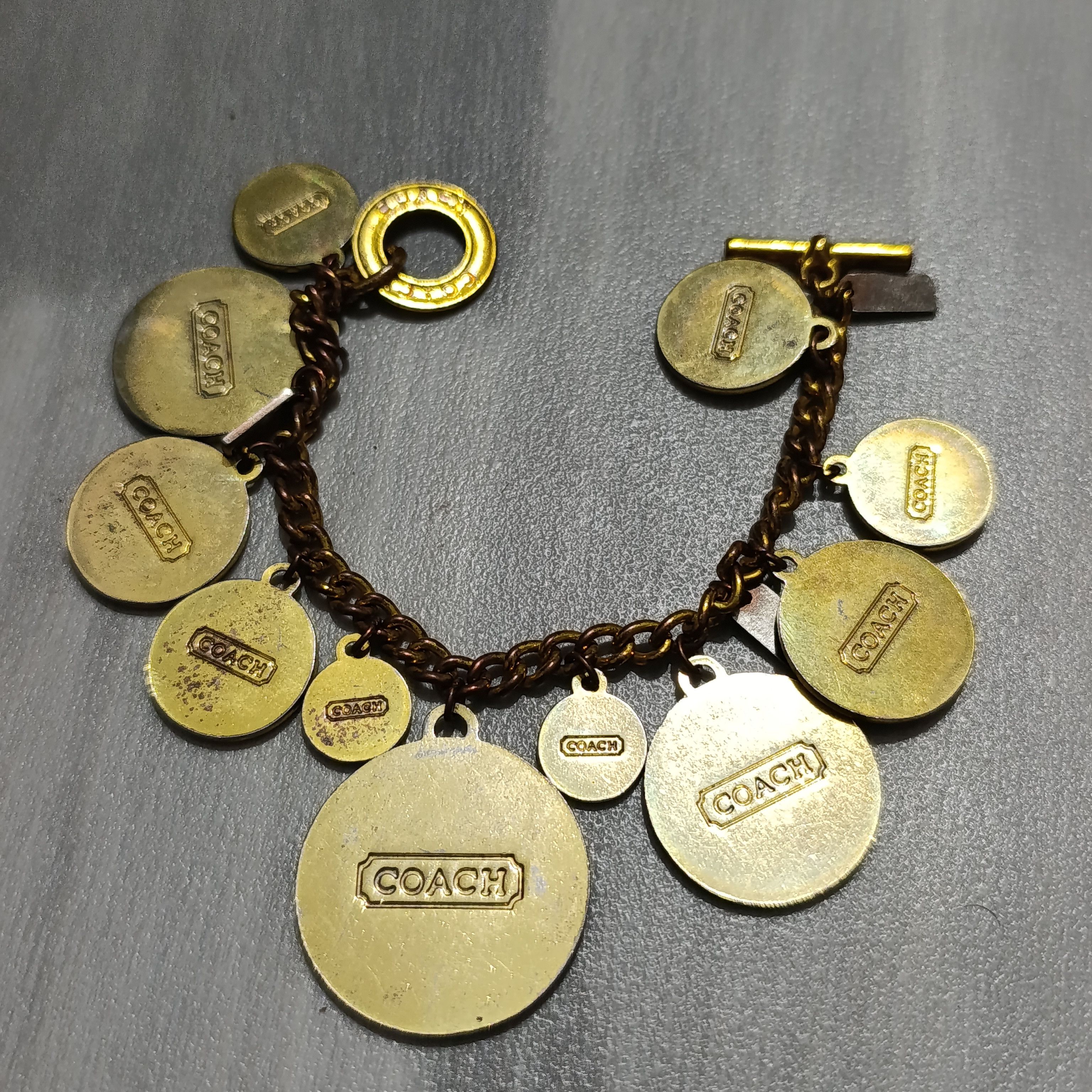 Coach VTG 90's Coach Charm bracelet Size ONE SIZE - 3 Thumbnail