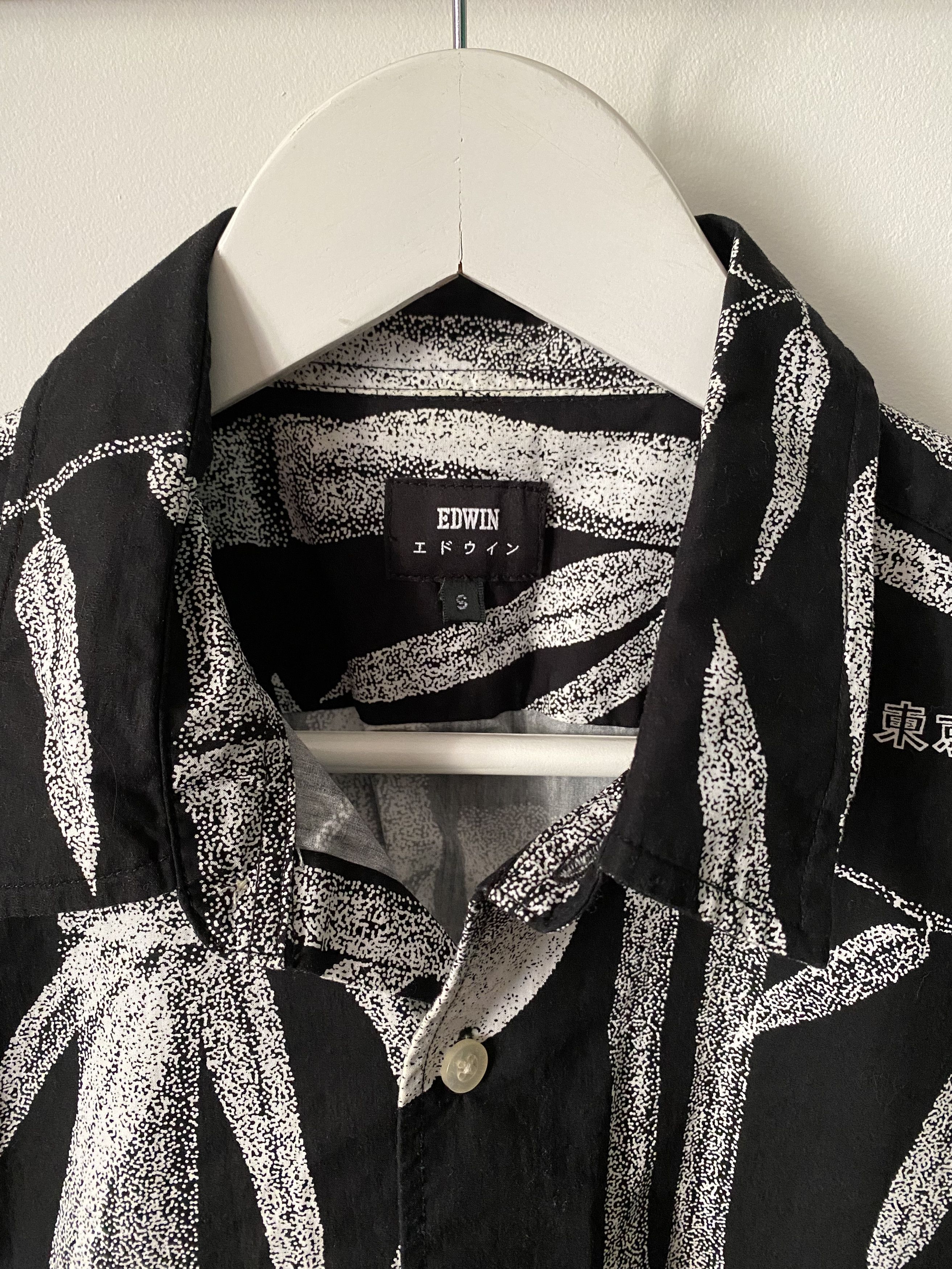 Edwin Edwin Short Sleeve Nimes Shirt Black Bamboo Print Size US S / EU 44-46 / 1 - 2 Thumbnail