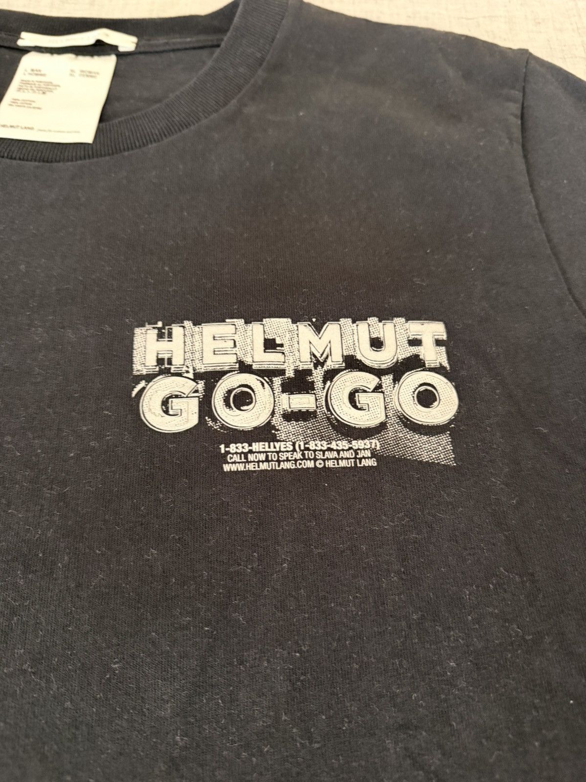 Helmut Lang Helmut Lang Go Go Tee Size US L / EU 52-54 / 3 - 2 Thumbnail