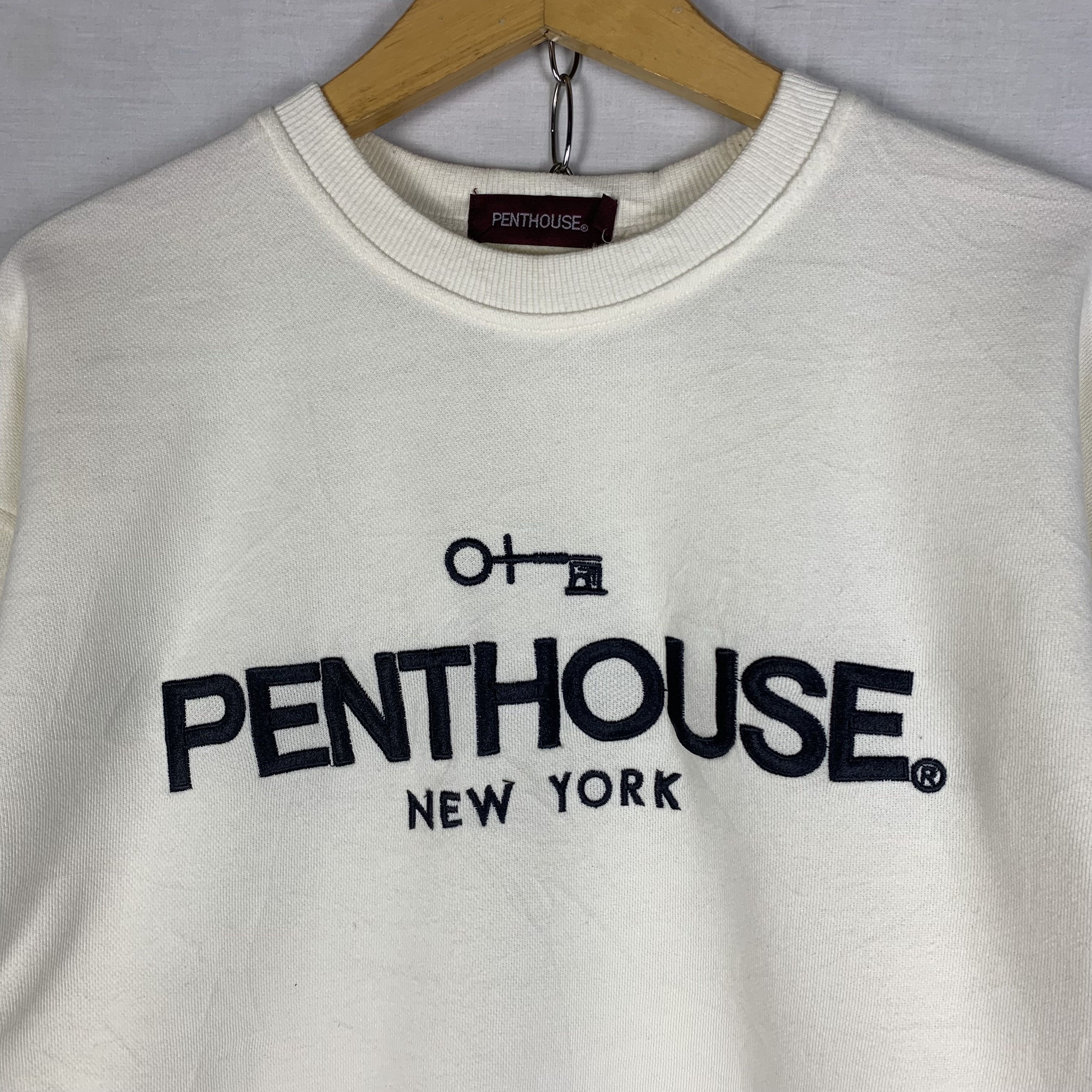 Vintage PENTHOUSE New York Sweatshirt Crewneck Size US M / EU 48-50 / 2 - 2 Thumbnail