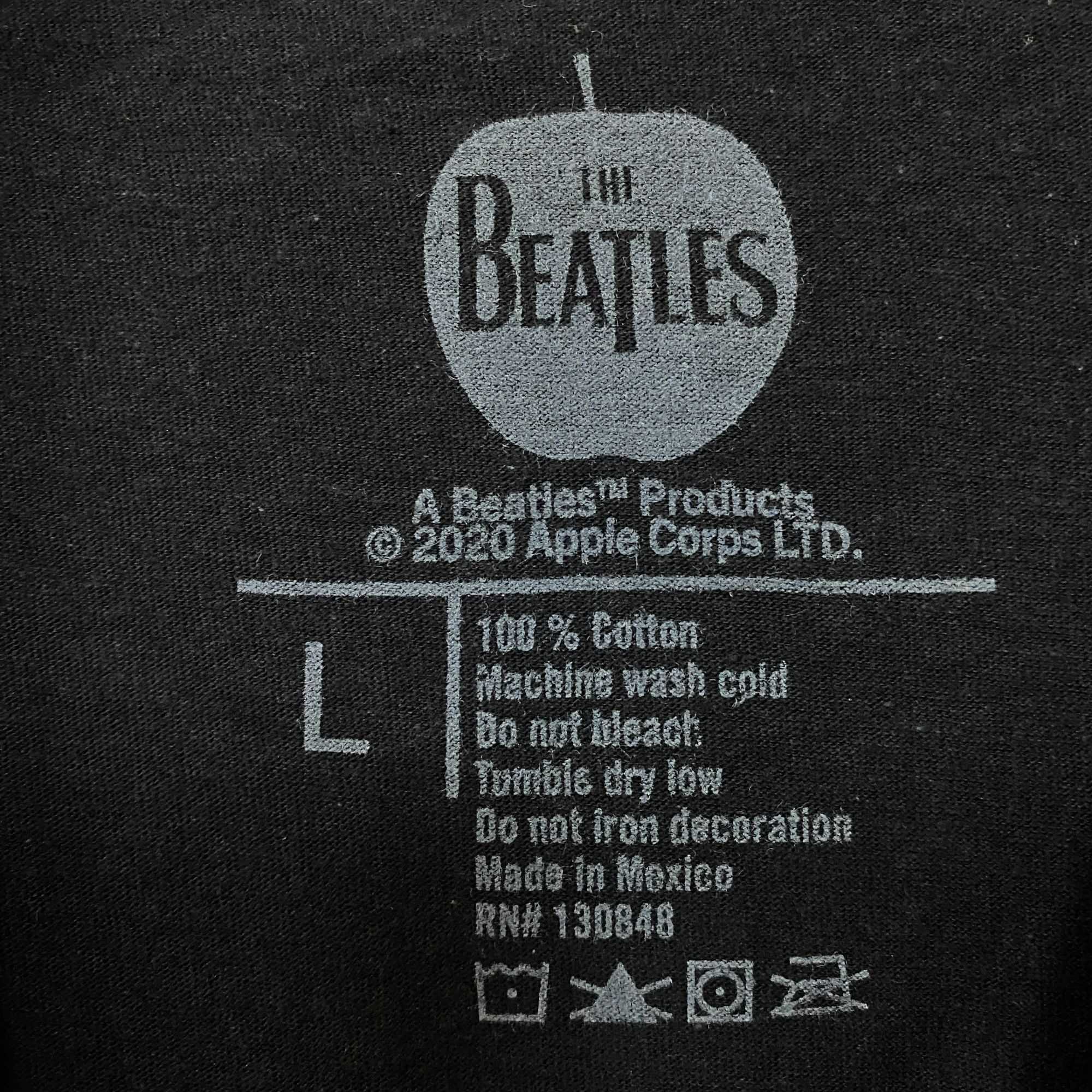 Band Tees The Beatles Logo Vintage Style Graphic Design T-Shirt Large Size US L / EU 52-54 / 3 - 4 Thumbnail
