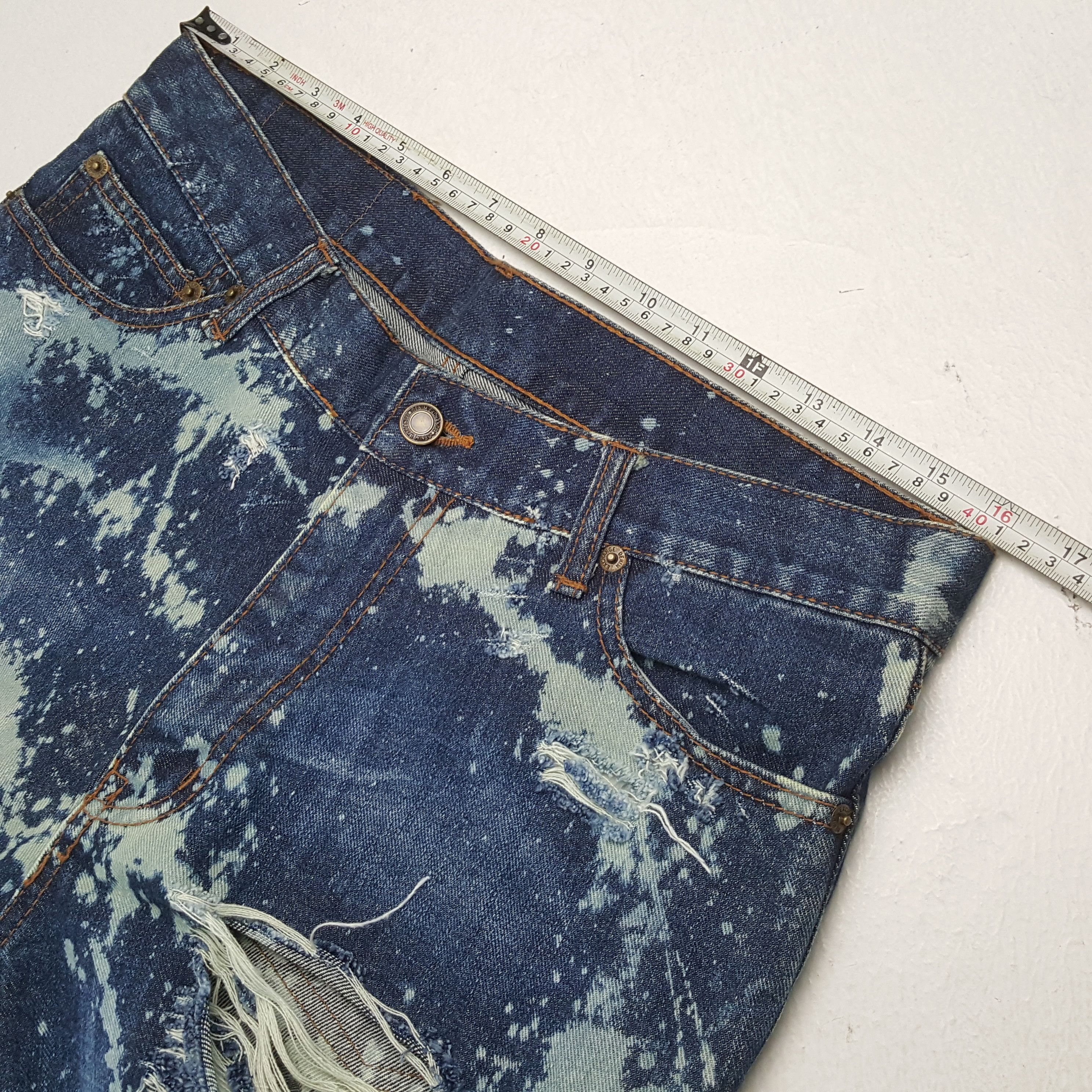 Vintage DENIM EXCHANGE Rare Fashion Style Distressed Jeans Size US 32 / EU 48 - 7 Thumbnail