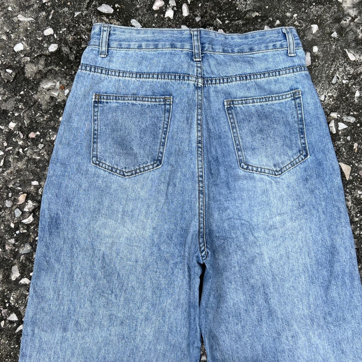 Japanese Brand “y2k style” BAGGY DOUBLE FLAPE POCKET JEANS Size US 28 / EU 44 - 10 Thumbnail