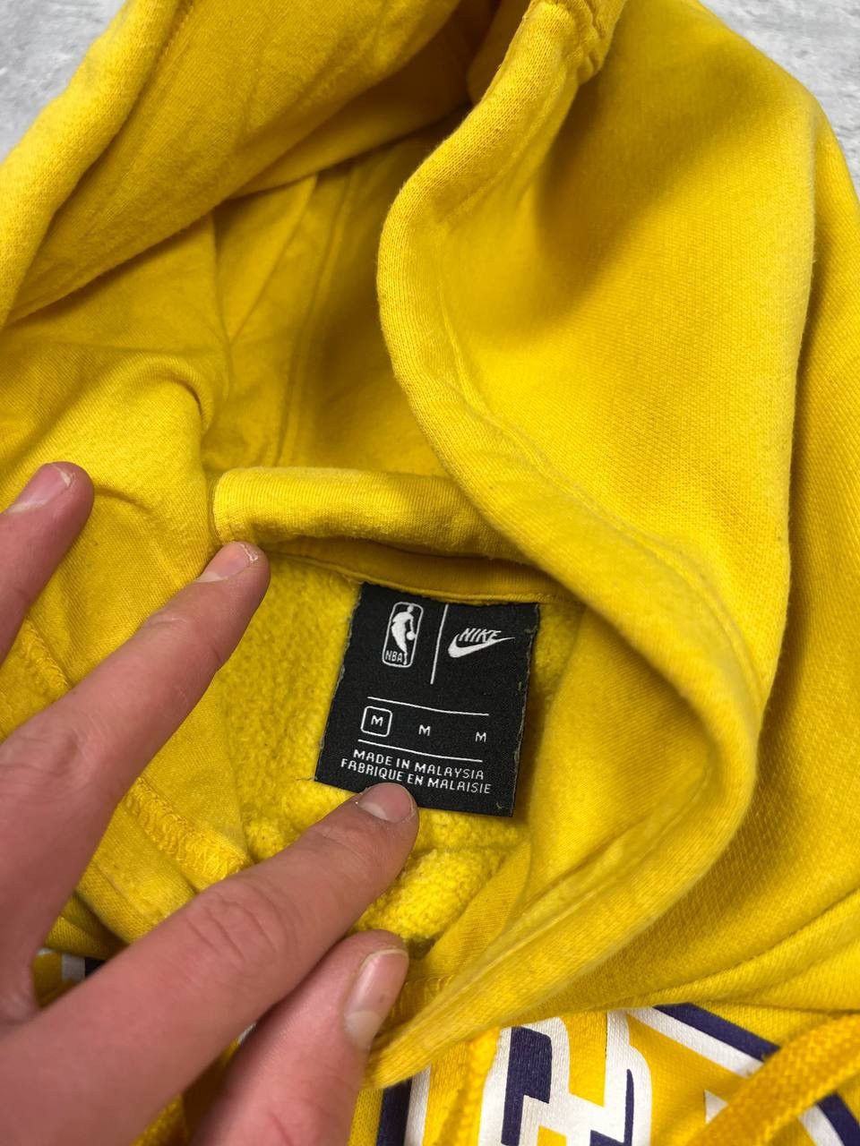 NBA Nike NBA Lakers Basketball Hoodie Big Logo Size US M / EU 48-50 / 2 - 10 Thumbnail