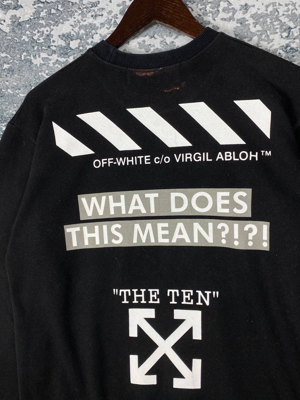 Designer Vintage Off White x Virgil Abloh Sweatshirts Size US M / EU 48-50 / 2 - 7 Thumbnail