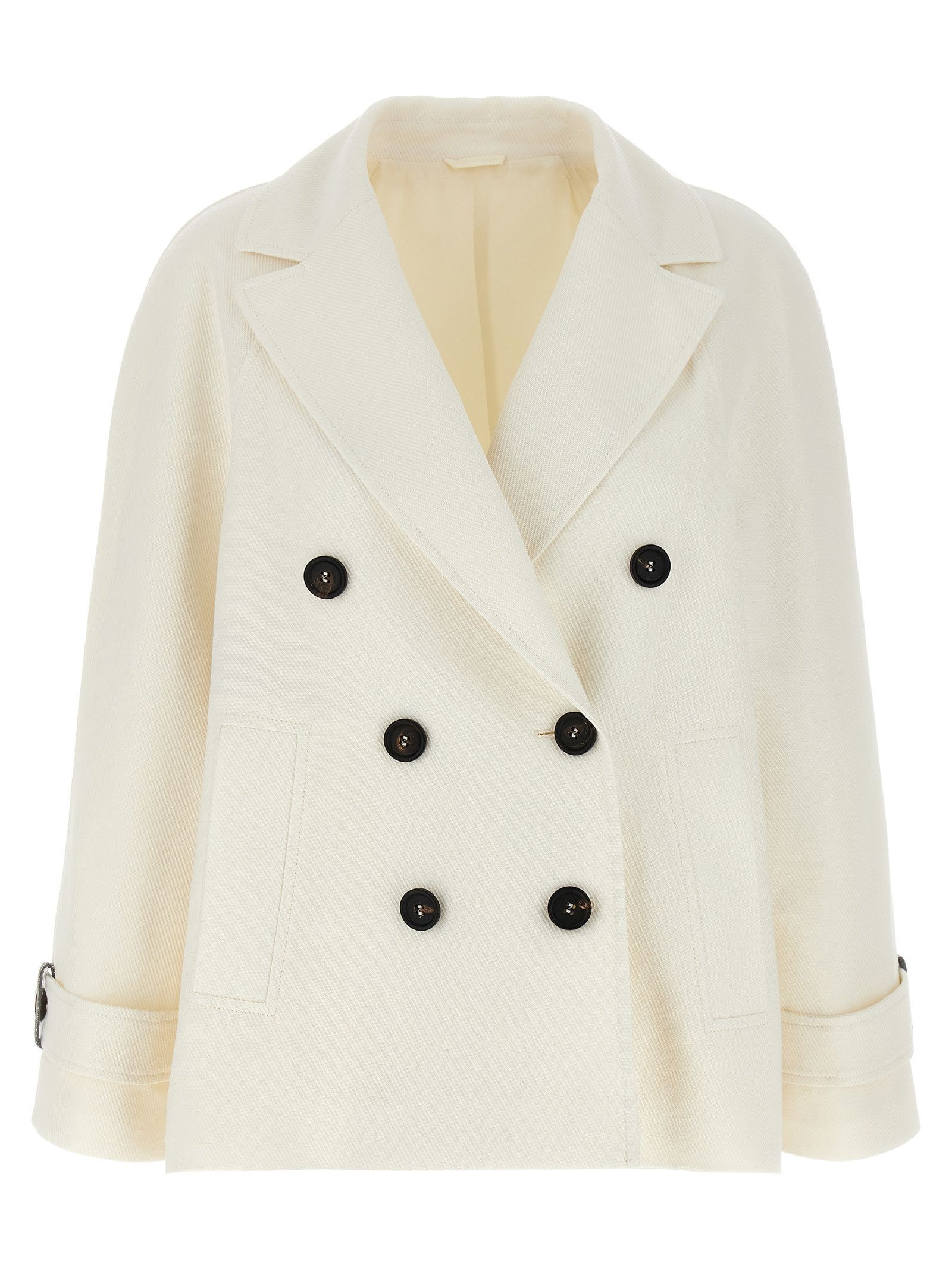 Brunello Cucinelli Double-Breasted Blazer Size S / US 4 / IT 40 - 1 Thumbnail