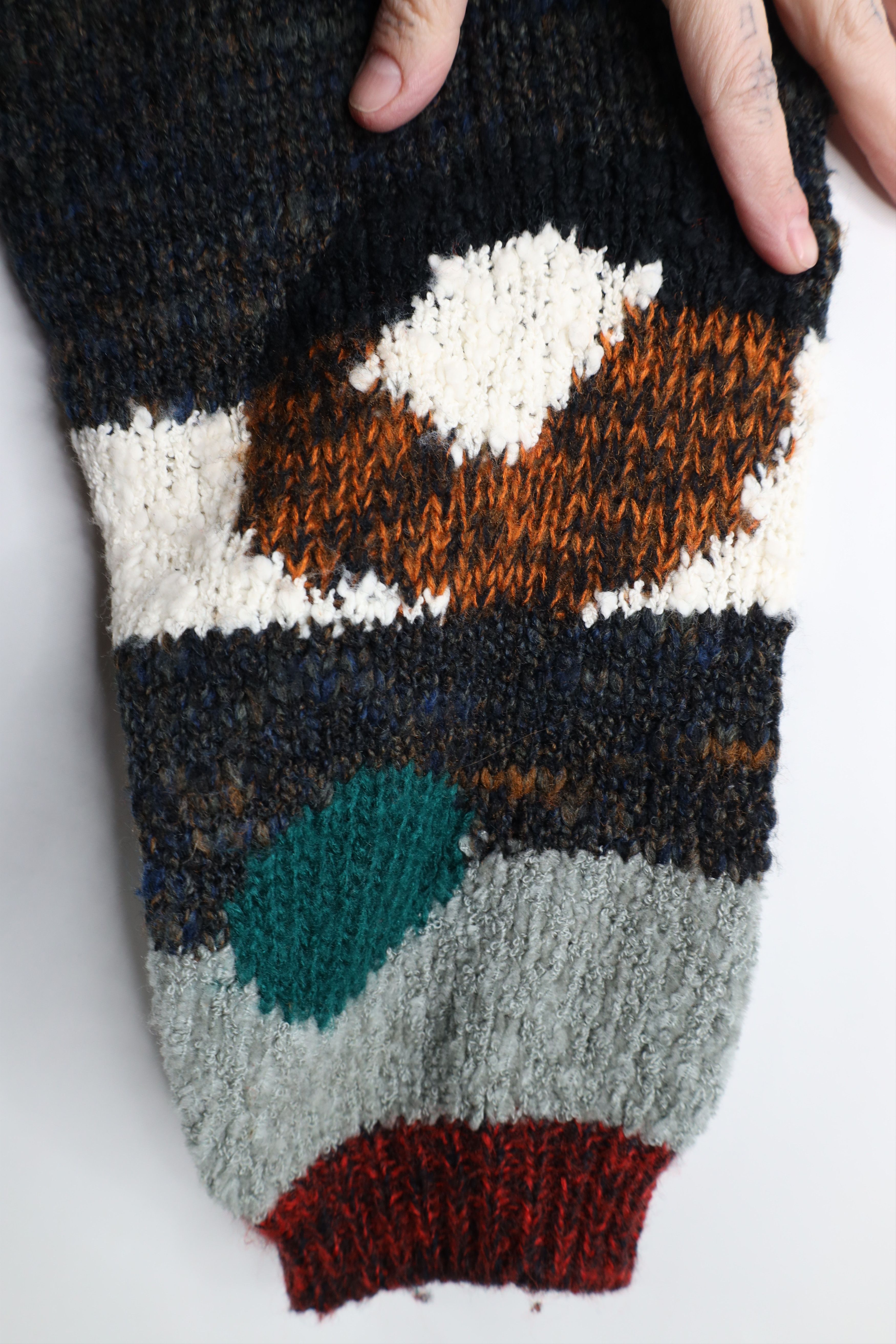 Vintage Vintage 90s Streetwear Wool Blend Knit Crewneck Sweater Size M / US 6-8 / IT 42-44 - 4 Thumbnail