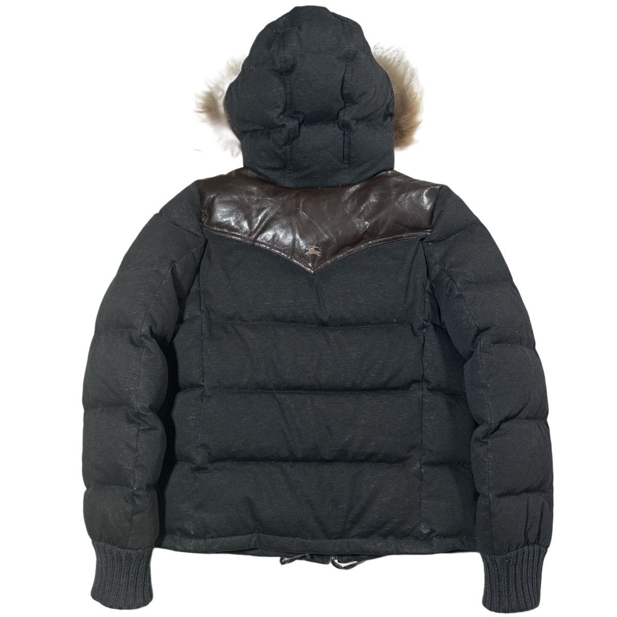 Burberry 00’s Burberry Fur Hood Puffer Jacket Size M / US 6-8 / IT 42-44 - 3 Thumbnail