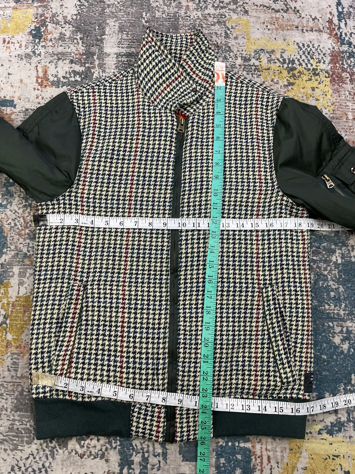 Scotch & Soda Scotch & Soda Houndstooth Boa Bomber Jacket Size US S / EU 44-46 / 1 - 13 Thumbnail