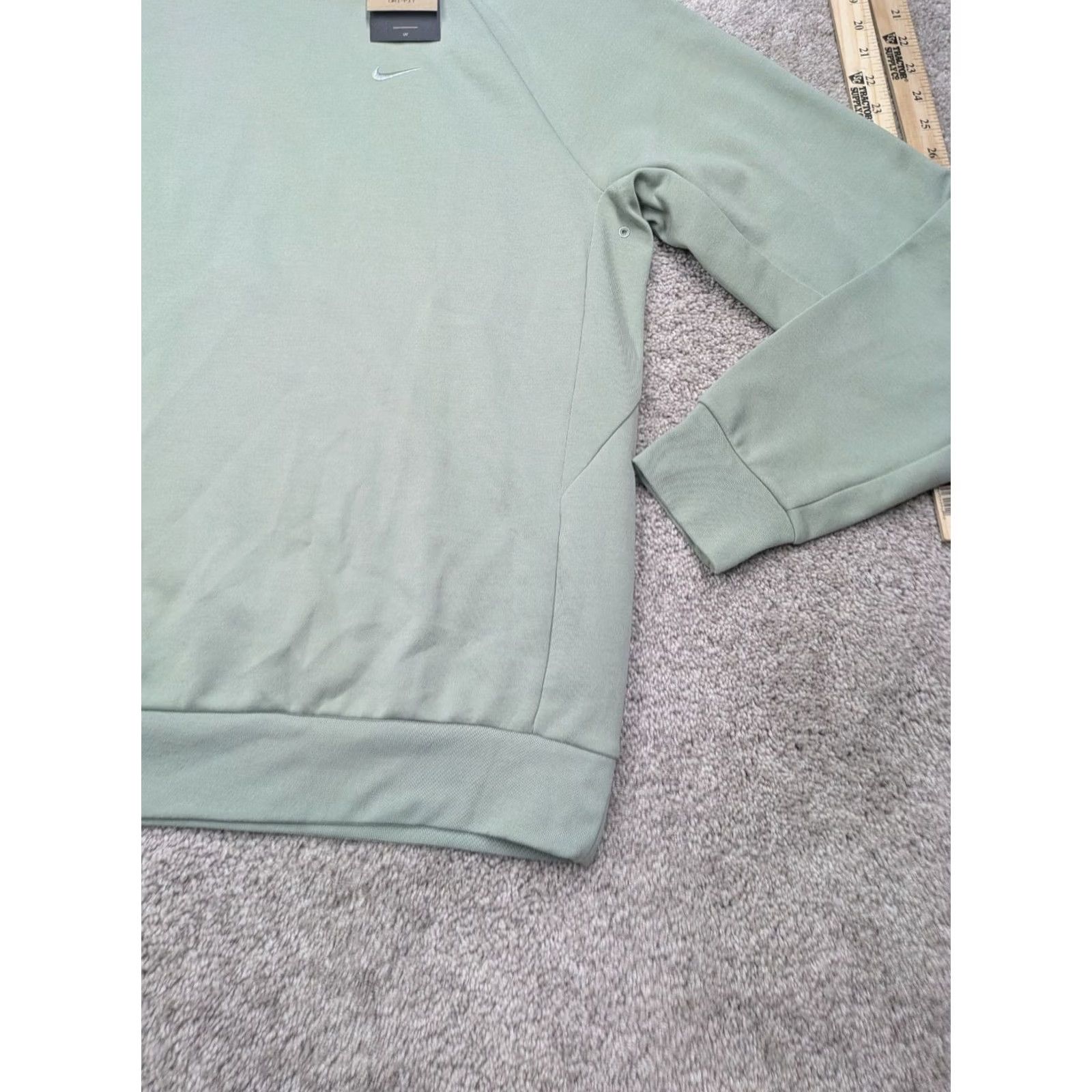 Nike Nike Yoga Dri-Fit Sweatshirt Mens M Medium Mint Green Crew Neck Pullover NWT Size US M / EU 48-50 / 2 - 2 Thumbnail