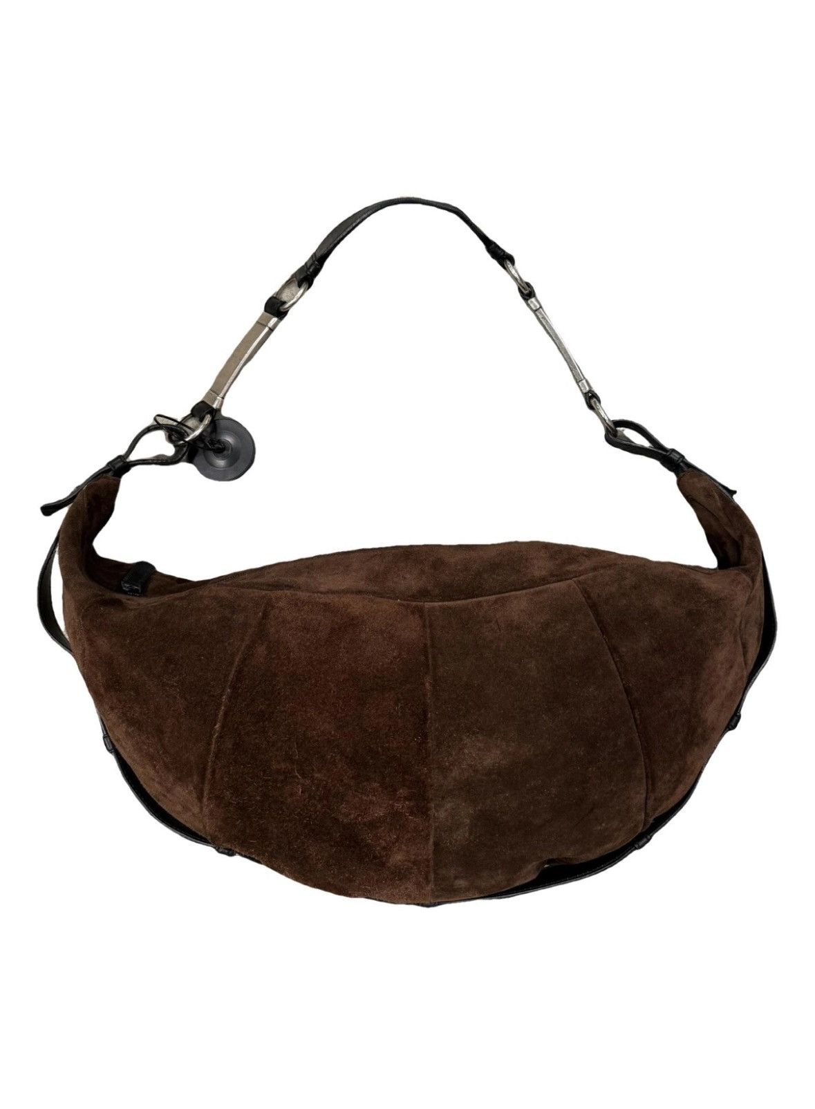 YSL Rive Gauche By Tom Ford x YVES Saint Laurent Suede Shoulder Bag By Tom Ford in Brown, Women's