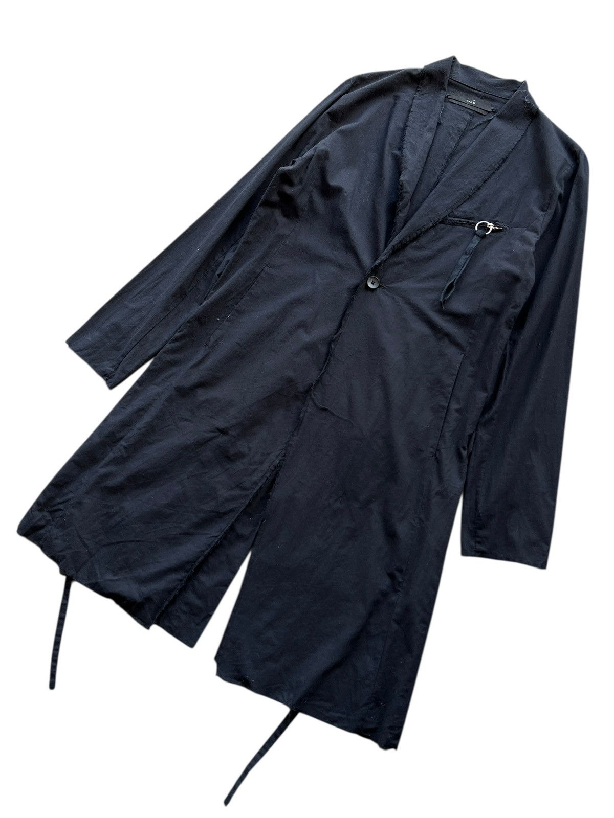 AKM Ask Yy ACotton Shirt Long Coat Made In Japan - Size M Size US M / EU 48-50 / 2 - 6 Thumbnail