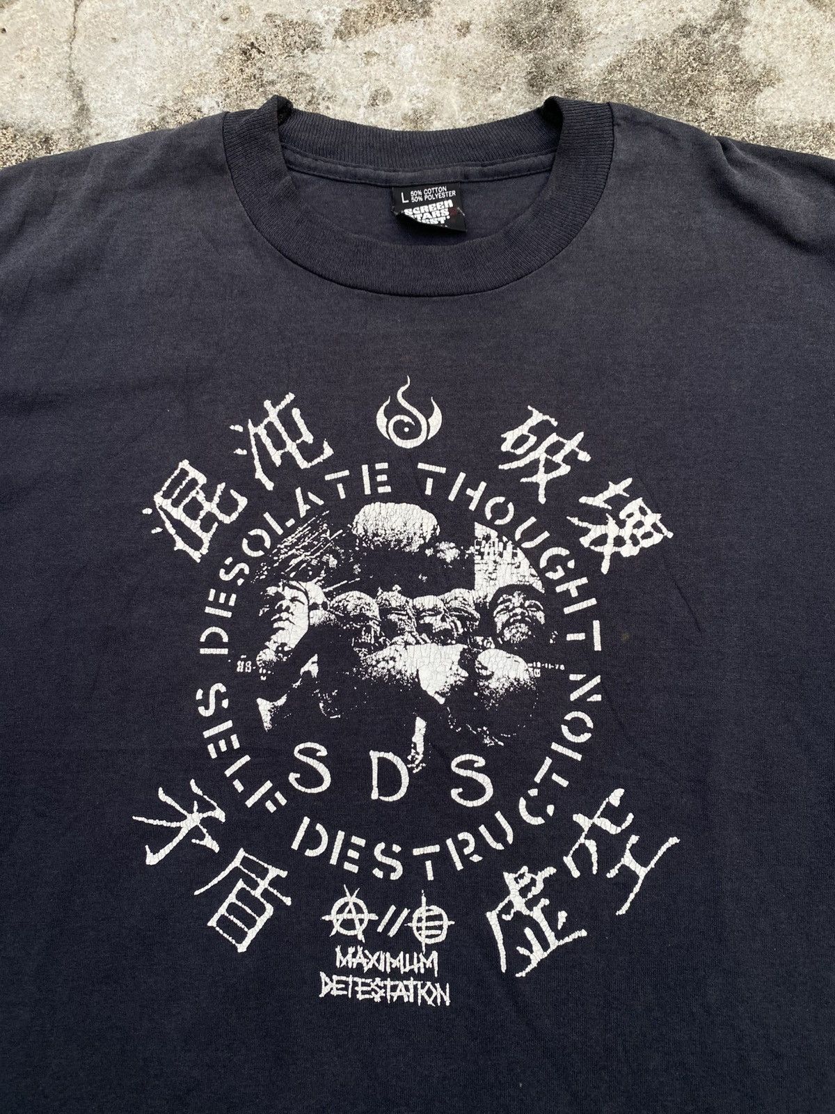 希少S.D.S ロングTシャツ　クラスト　HARDCORE PUNK CRUST 希少S.D.S ロングTシャツ　クラスト　HARDCORE PUNK CRUST