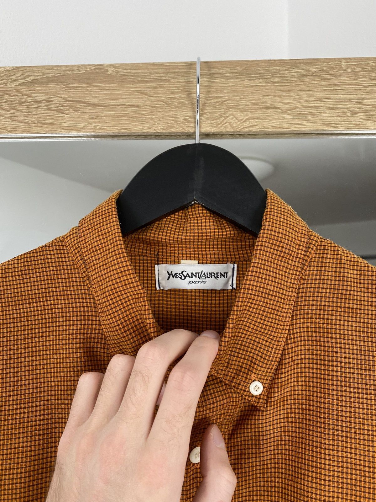 Vintage × Yves Saint Laurent Vintage shirt by YSL Size US L / EU 52-54 / 3 - 3 Thumbnail