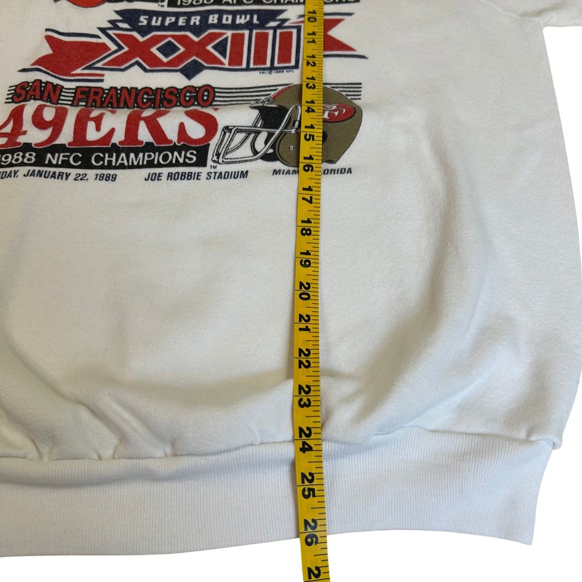 NFL 1988 NFL Super Bowl XXIII Bengalsv49ers Crewneck Sweatshirt Size US XL / EU 56 / 4 - 10 Thumbnail
