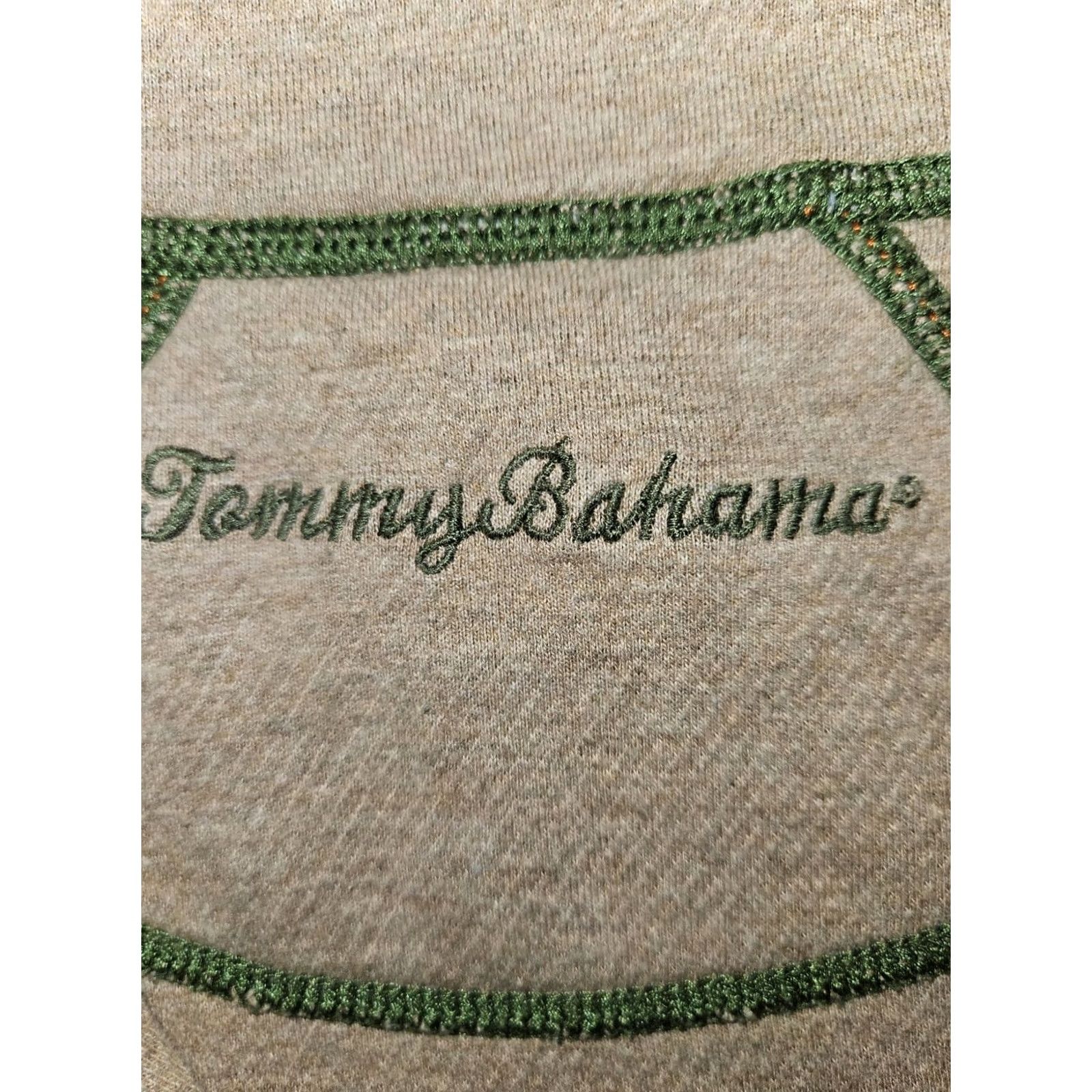 Tommy Bahama Tommy Bahama Pullover Mens L Green Zip Men Mock Neck Long Sleeve Casual Preppy Size US L / EU 52-54 / 3 - 2 Thumbnail