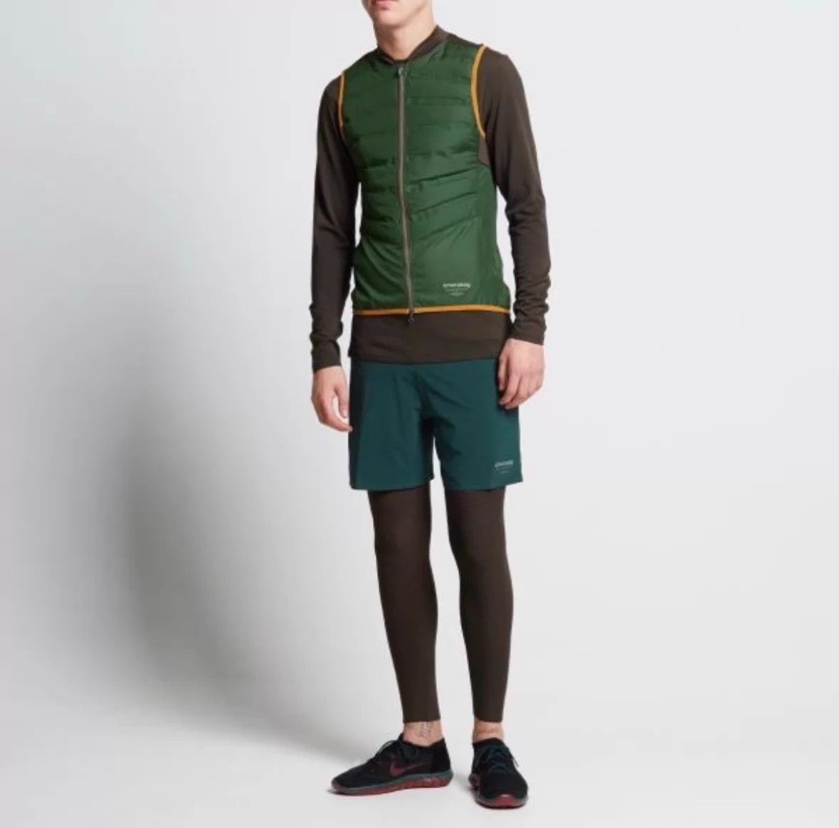 Nike Nike Lab UC Gyakusou Takahashi Quilted Leggings Dark Green M Size US 32 / EU 48 - 6 Thumbnail