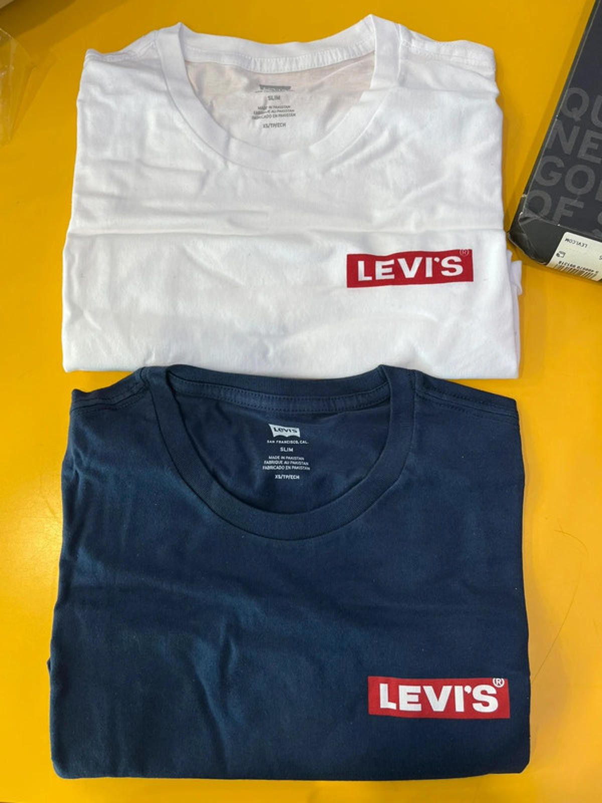 Levi's Levi's 2 pack t-shirts in navy/white with logo Size US XS / EU 42 / 0 - 1 Thumbnail