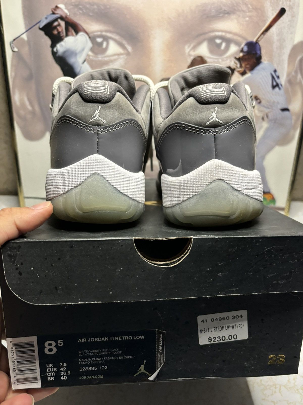 Jordan Brand Jordan Retro 11 ‘cool grey’ Size US 8.5 / EU 41-42 - 7 Thumbnail
