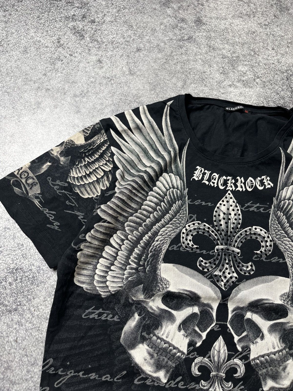 Affliction 🔥CRAZY ED HARDY LGB VIBE TRIBAL SKULL TEE CROSS T SHIRT Size US M / EU 48-50 / 2 - 11 Thumbnail