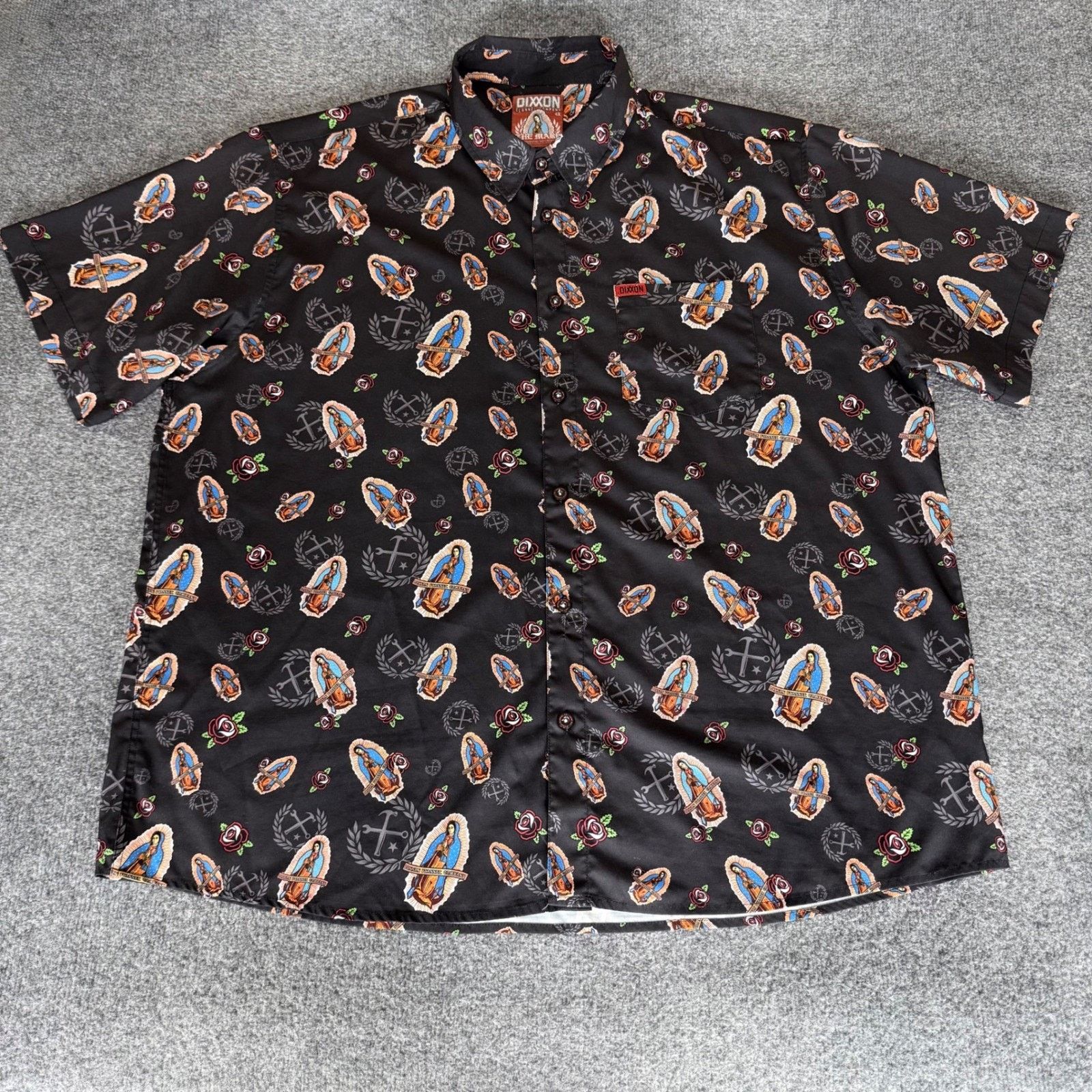 Other DIXXON Flannel Co The Mary Shirt Mens 4XL Short Sleeve Moto Size US XXL / EU 58 / 5 - 1 Thumbnail