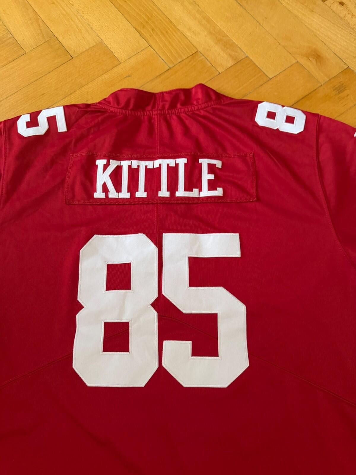 Nike George Kittle San Francisco 49ers Nike Vapor Jersey 2022 NFL Size US L / EU 52-54 / 3 - 7 Thumbnail