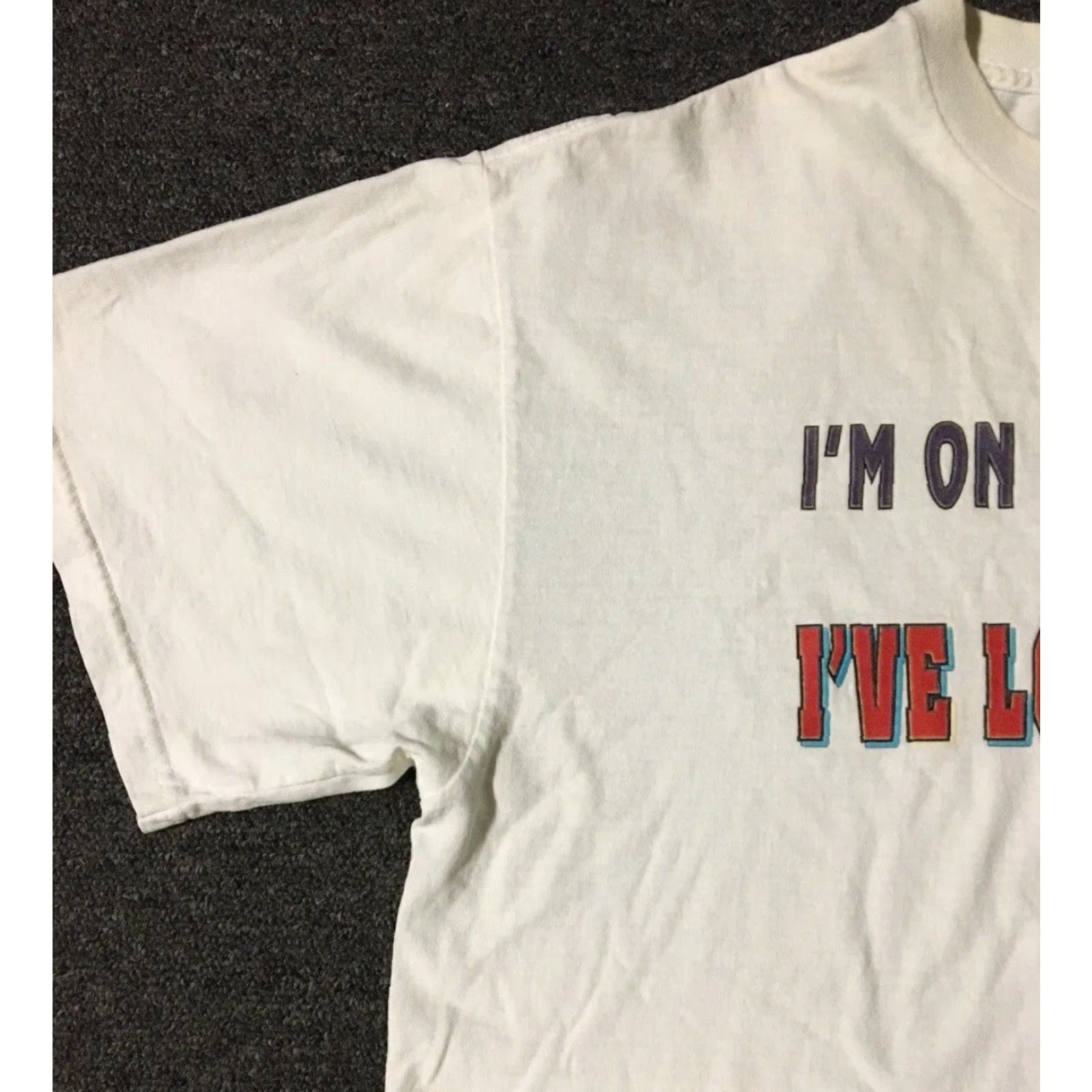 Vintage Vintage 90s Im On A 30 Day Diet Ive Lost 15 Days Faded Shirt M Sarcasm Funny Saying Shirt Size US M / EU 48-50 / 2 - 5 Thumbnail