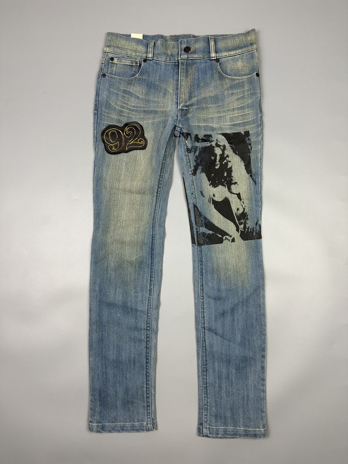 Japanese Brand × Seditionaries 🔥Sexy Sick🔥Agent Knock “Useless Army” Nude Girls Denim Size US 30 / EU 46 - 1 Thumbnail