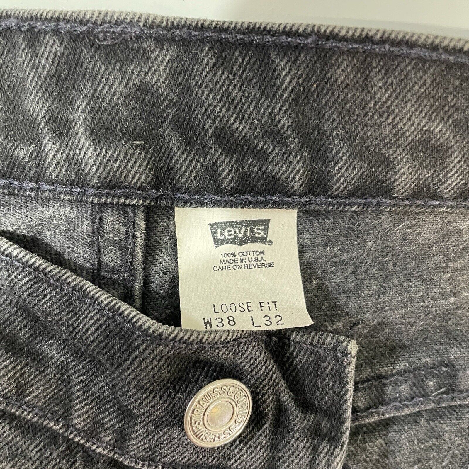 Levi's VTG Levis Men’s 545 Loose Baggy Fit Brown Tab Jeans 36x29 Size US 36 / EU 52 - 7 Thumbnail
